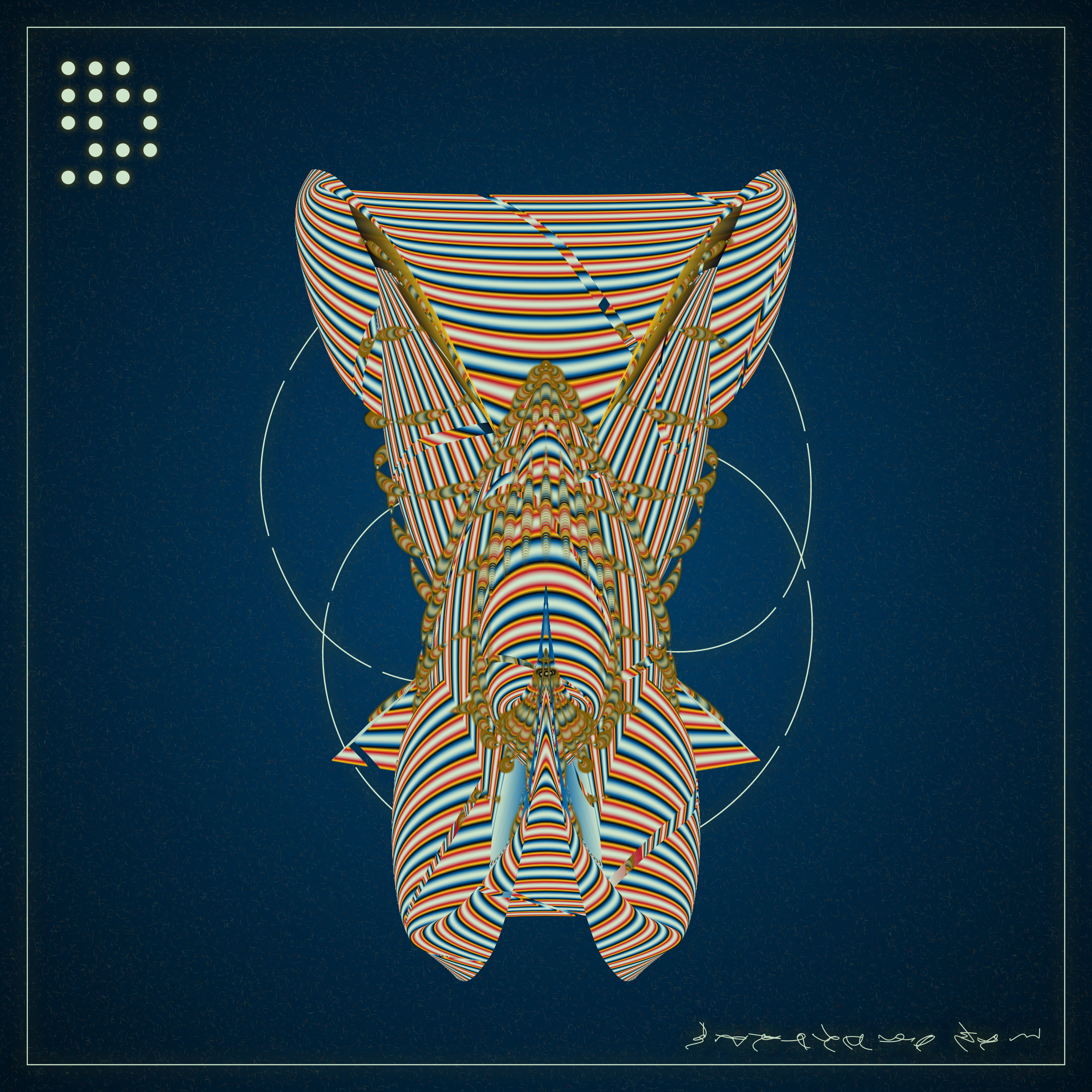 Art Blocks - Art Blocks v2 - Alien Insects #443 - NFT # 137000443