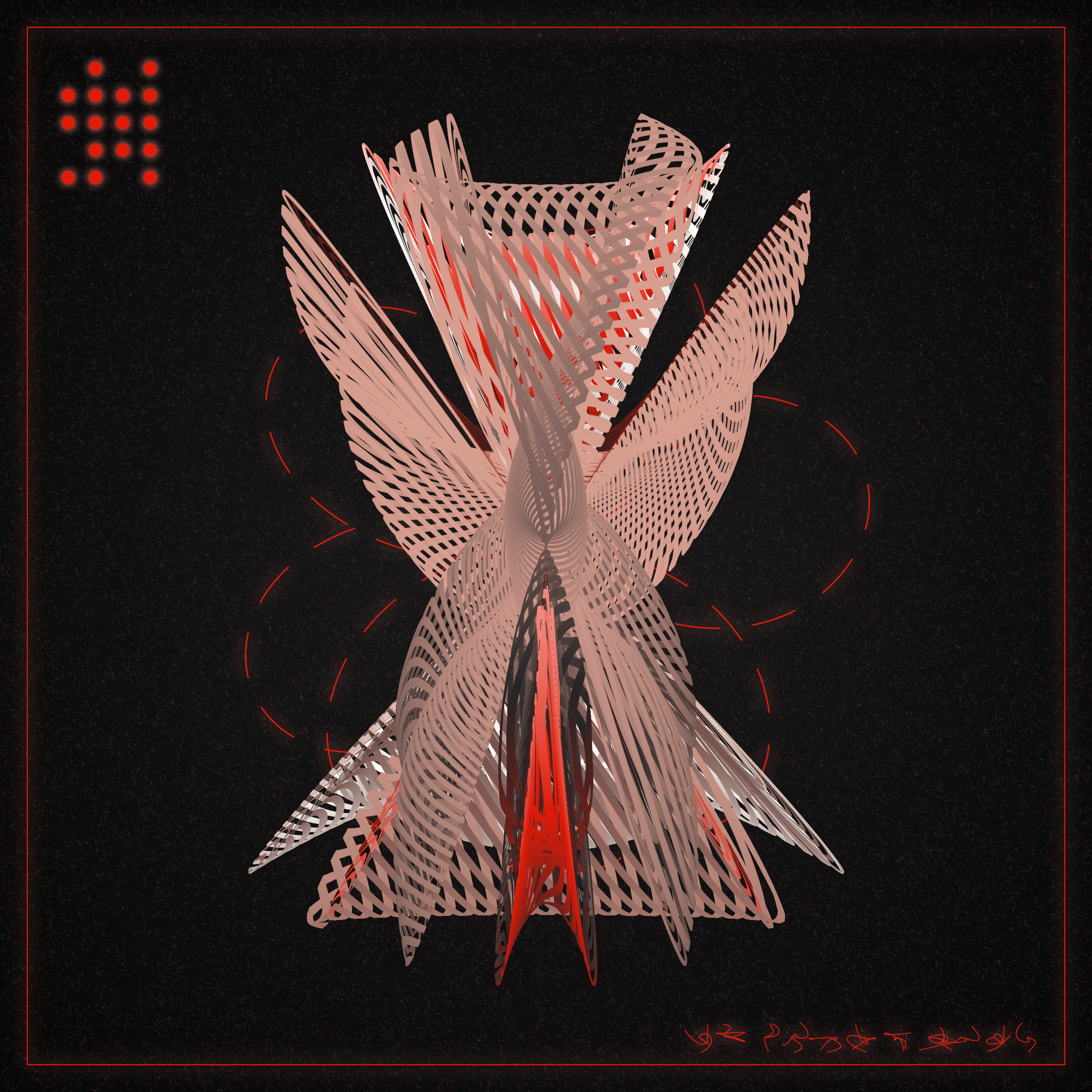 Art Blocks - Art Blocks v2 - Alien Insects #446 - NFT # 137000446