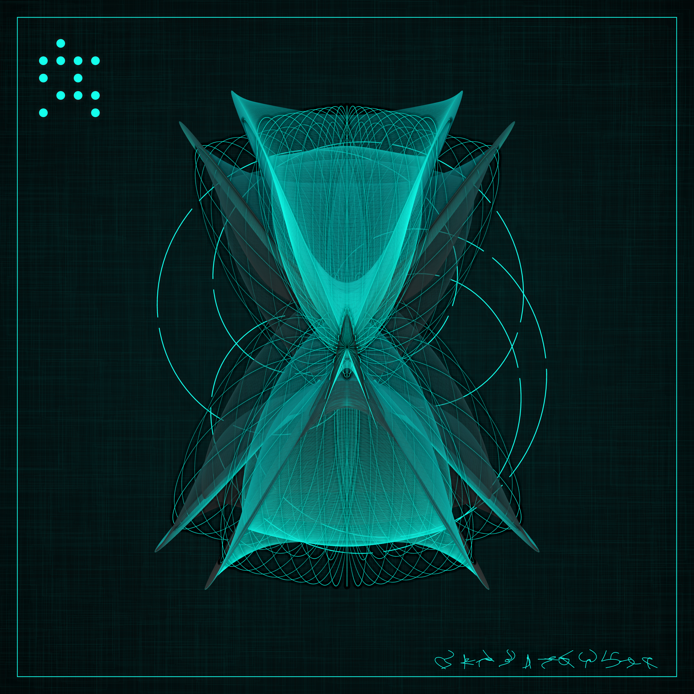 Art Blocks - Art Blocks v2 - Alien Insects #449 - NFT # 137000449