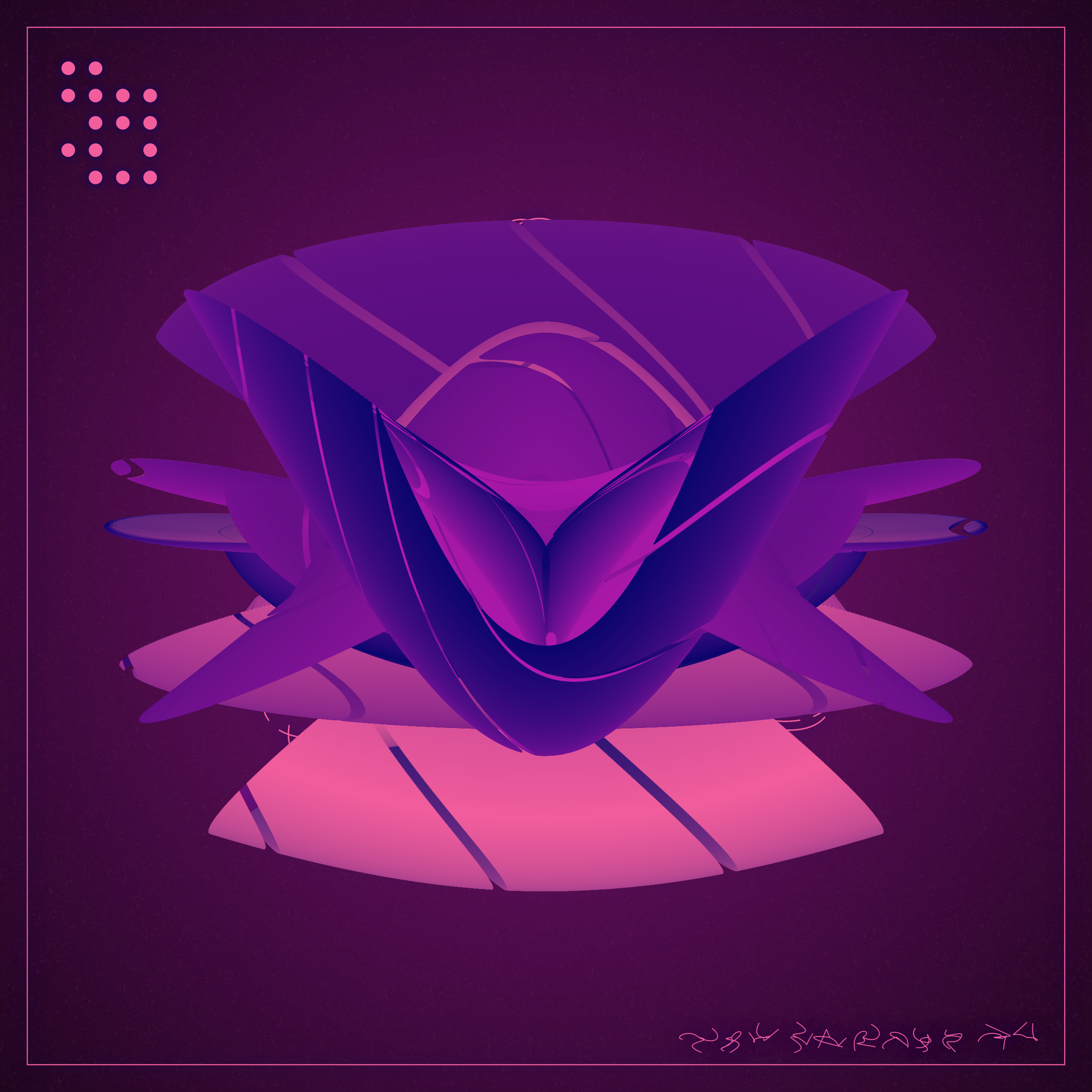 Art Blocks - Art Blocks v2 - Alien Insects #450 - NFT # 137000450