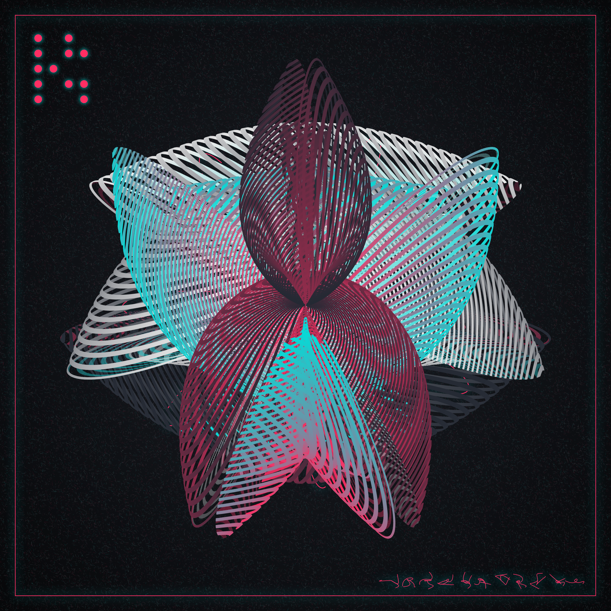 Art Blocks - Art Blocks v2 - Alien Insects #454 - NFT # 137000454