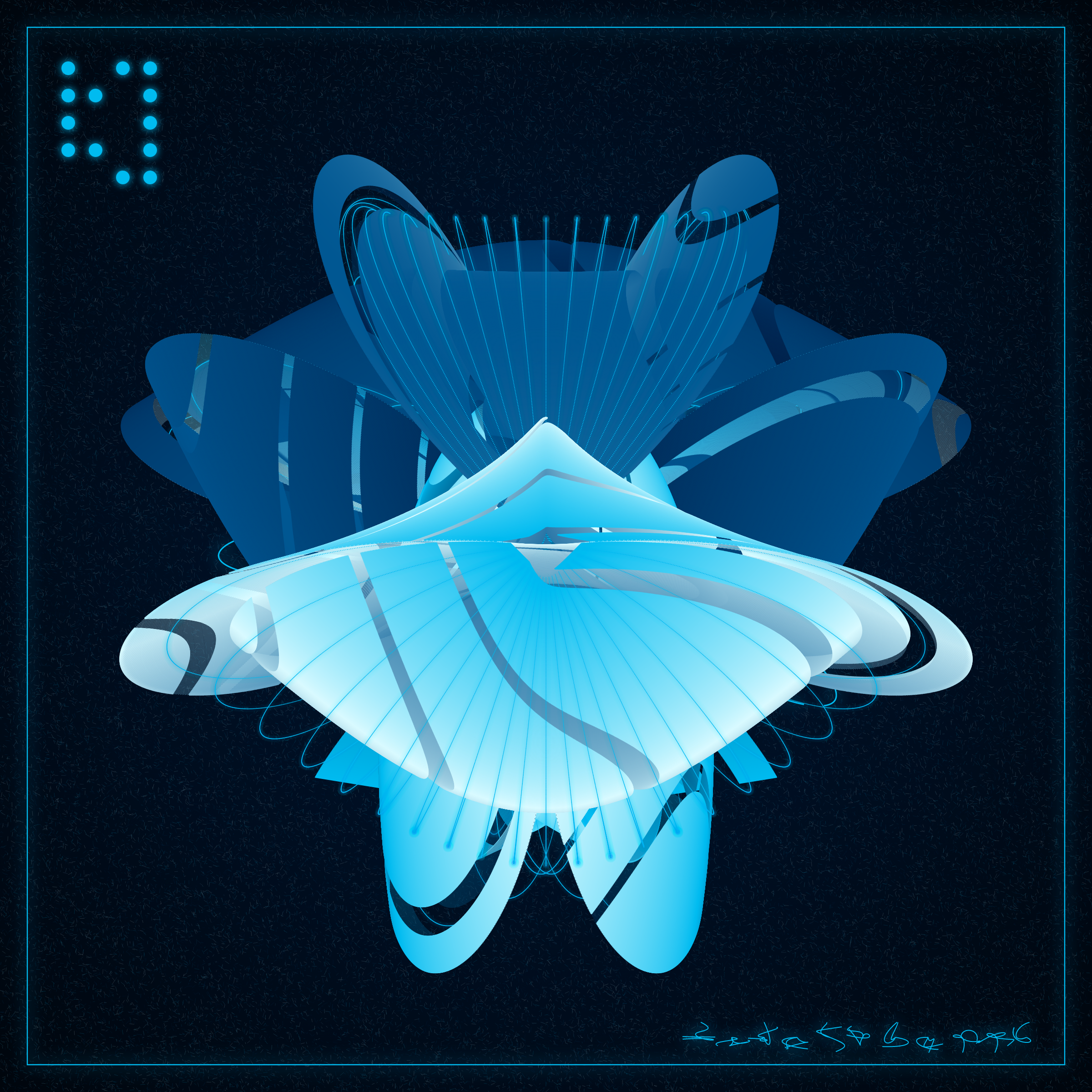 Art Blocks - Art Blocks v2 - Alien Insects #464 - NFT # 137000464