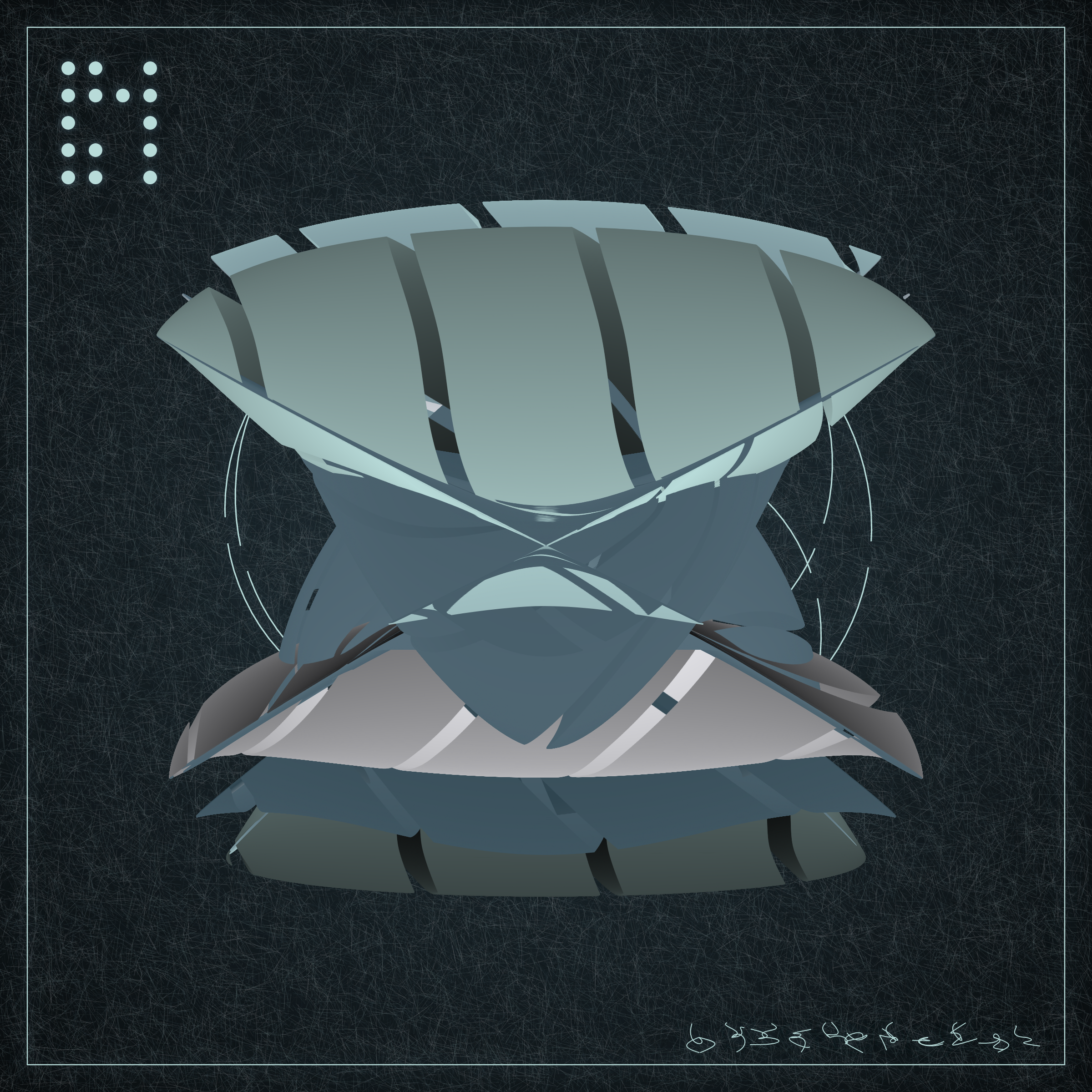 Art Blocks - Art Blocks v2 - Alien Insects #470 - NFT # 137000470