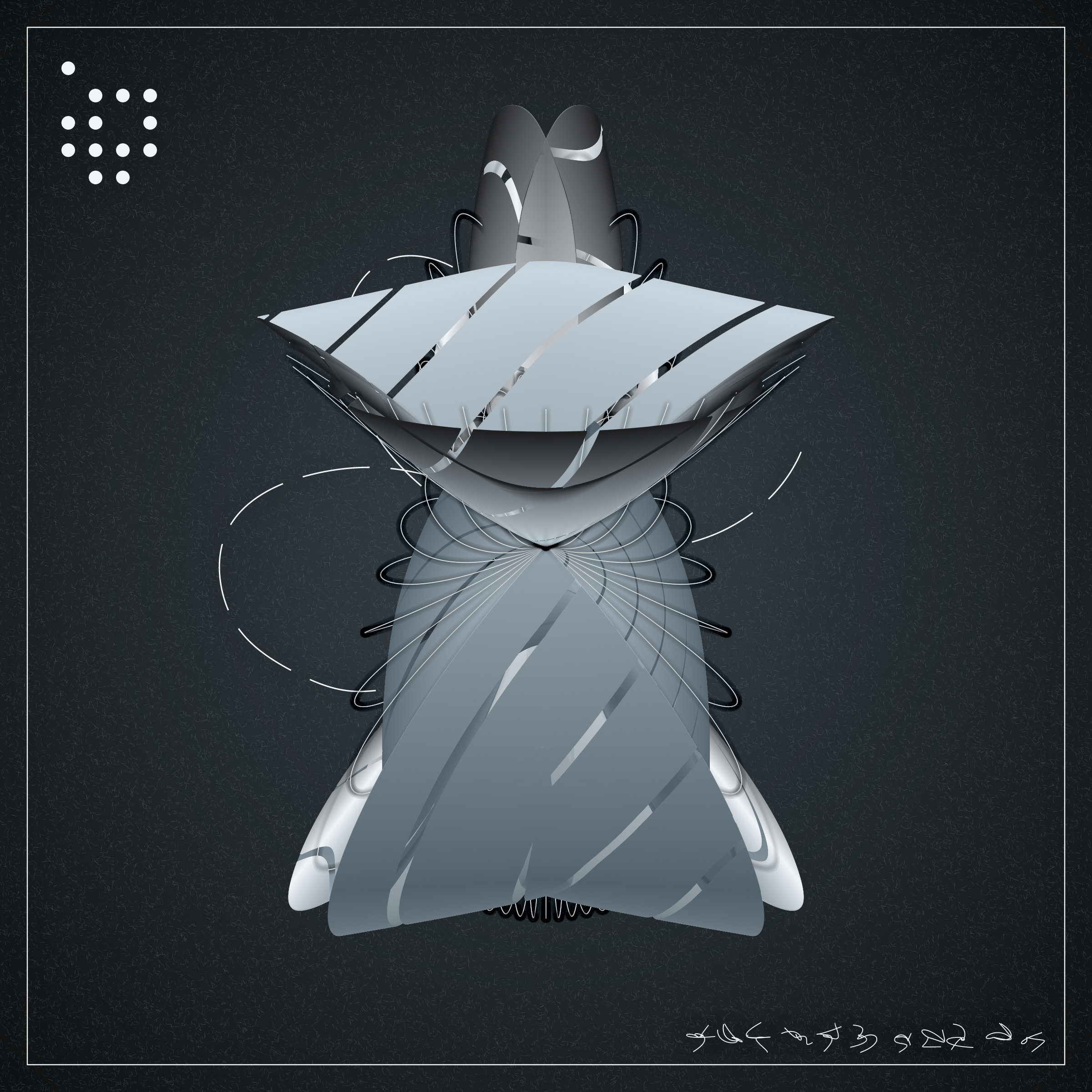 Art Blocks - Art Blocks v2 - Alien Insects #471 - NFT # 137000471