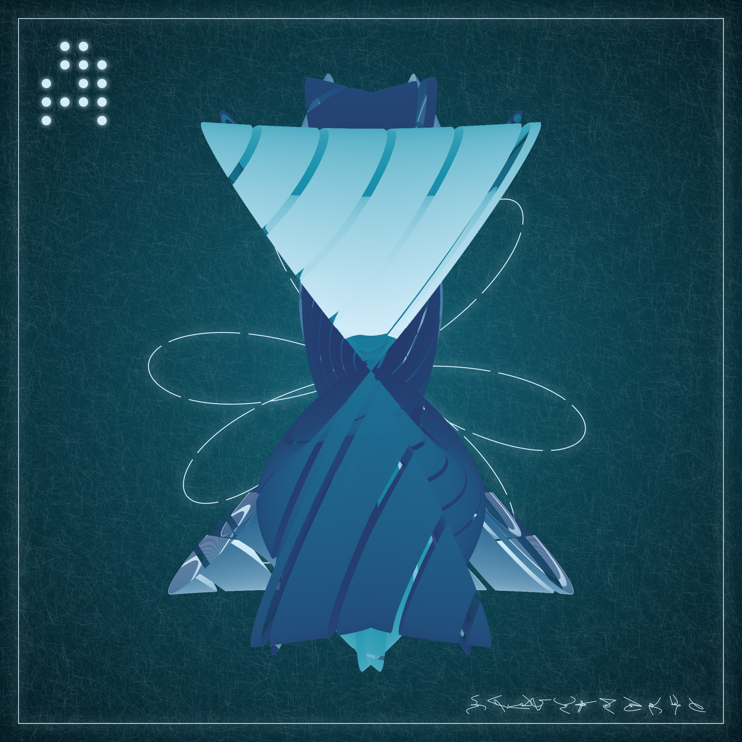 Art Blocks - Art Blocks v2 - Alien Insects #476 - NFT # 137000476