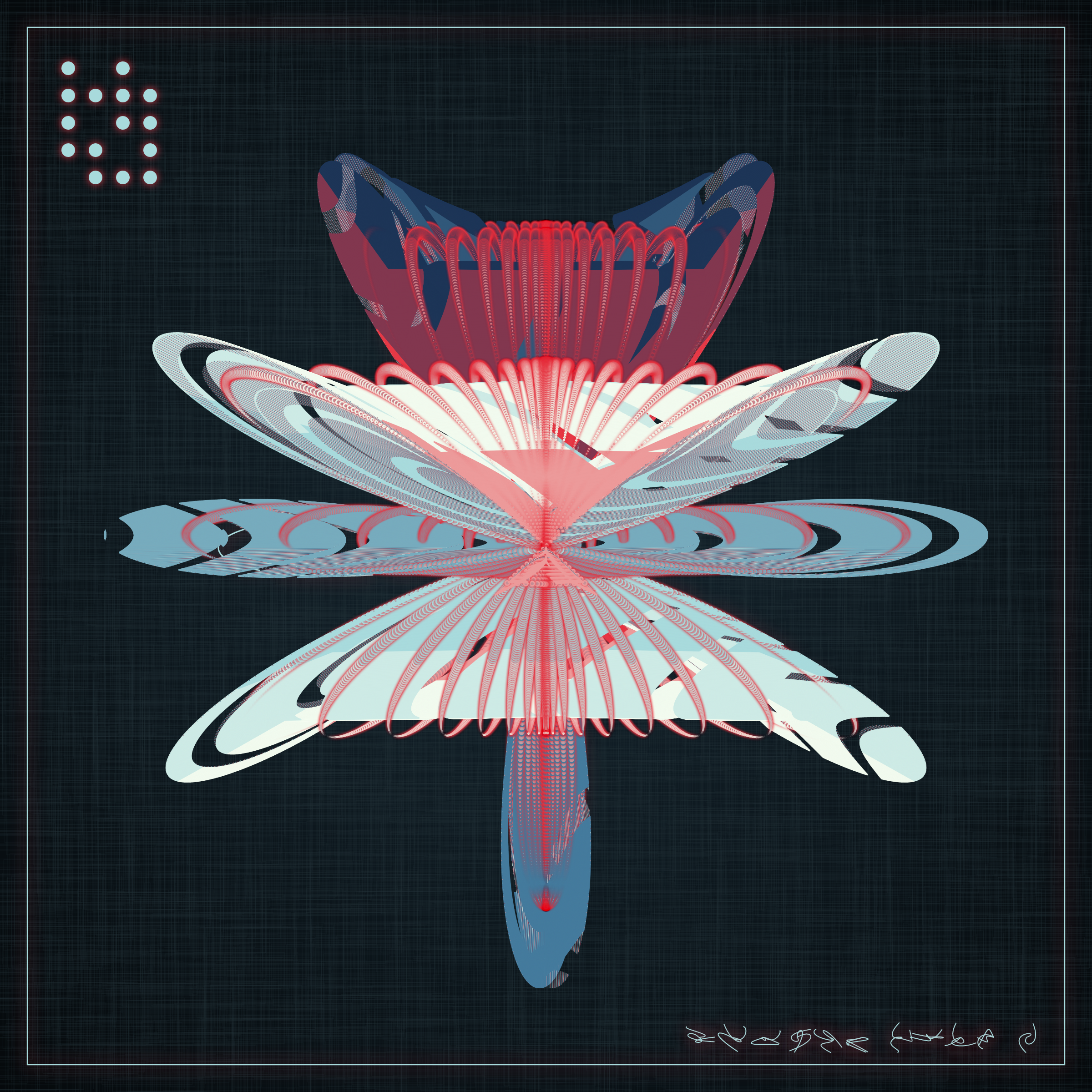 Art Blocks - Art Blocks v2 - Alien Insects #483 - NFT # 137000483