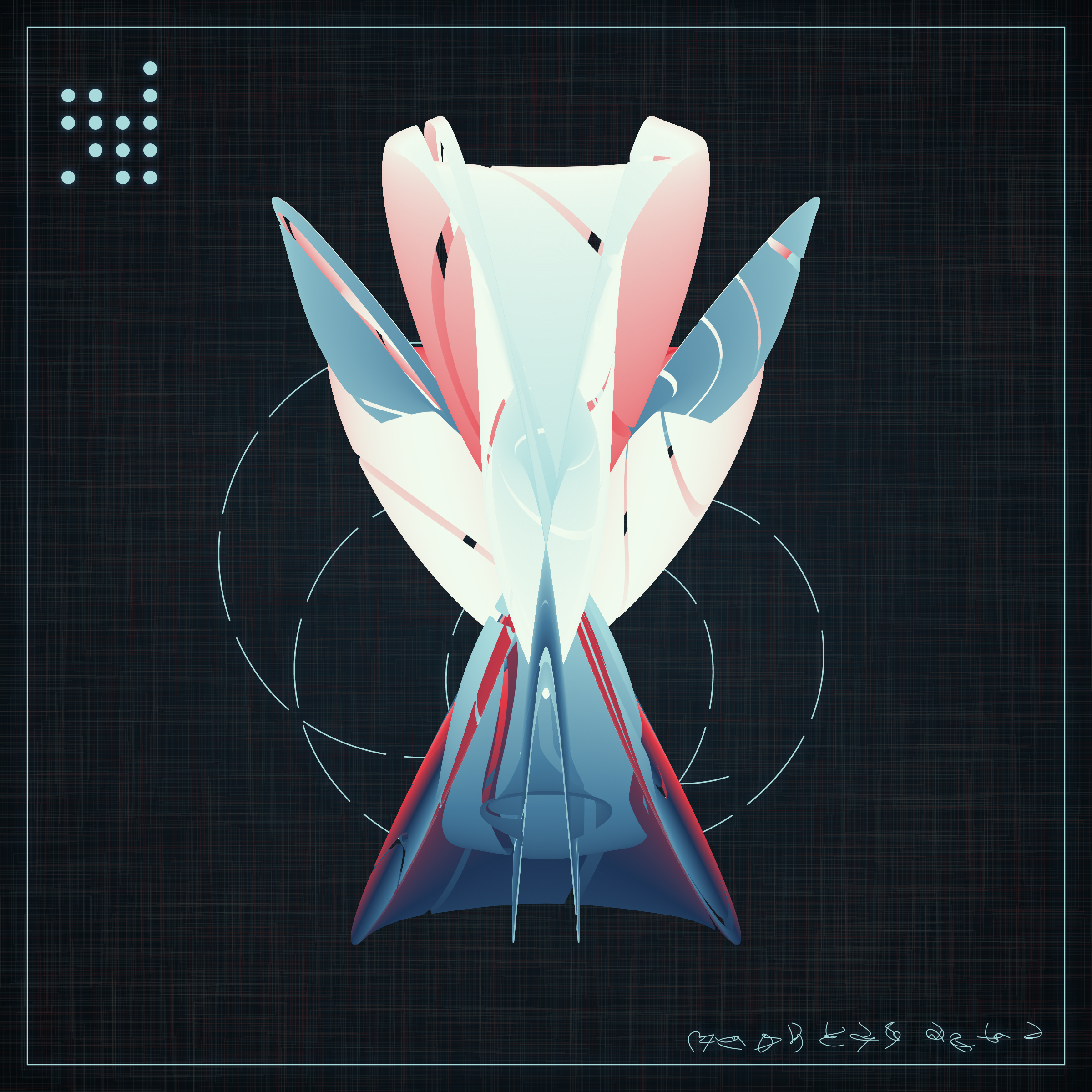 Art Blocks - Art Blocks v2 - Alien Insects #492 - NFT # 137000492