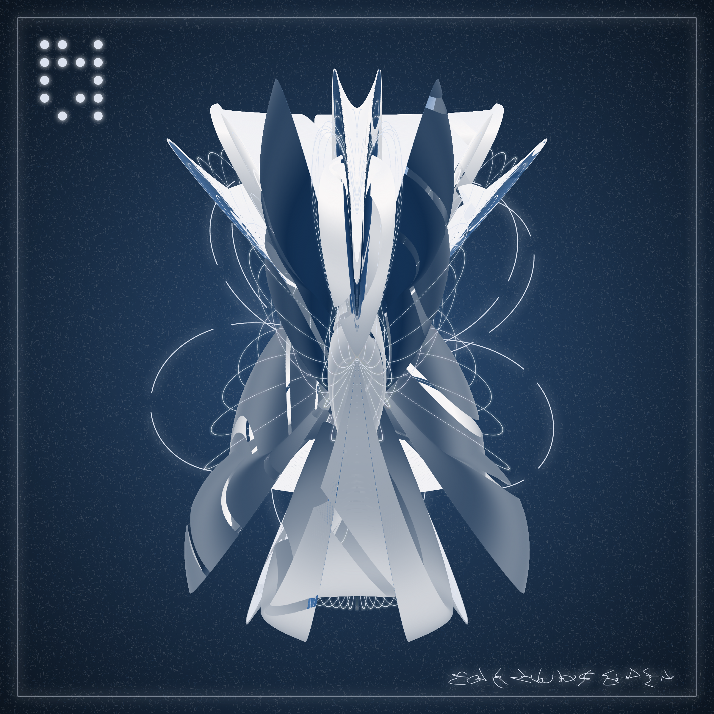 Art Blocks - Art Blocks v2 - Alien Insects #494 - NFT # 137000494