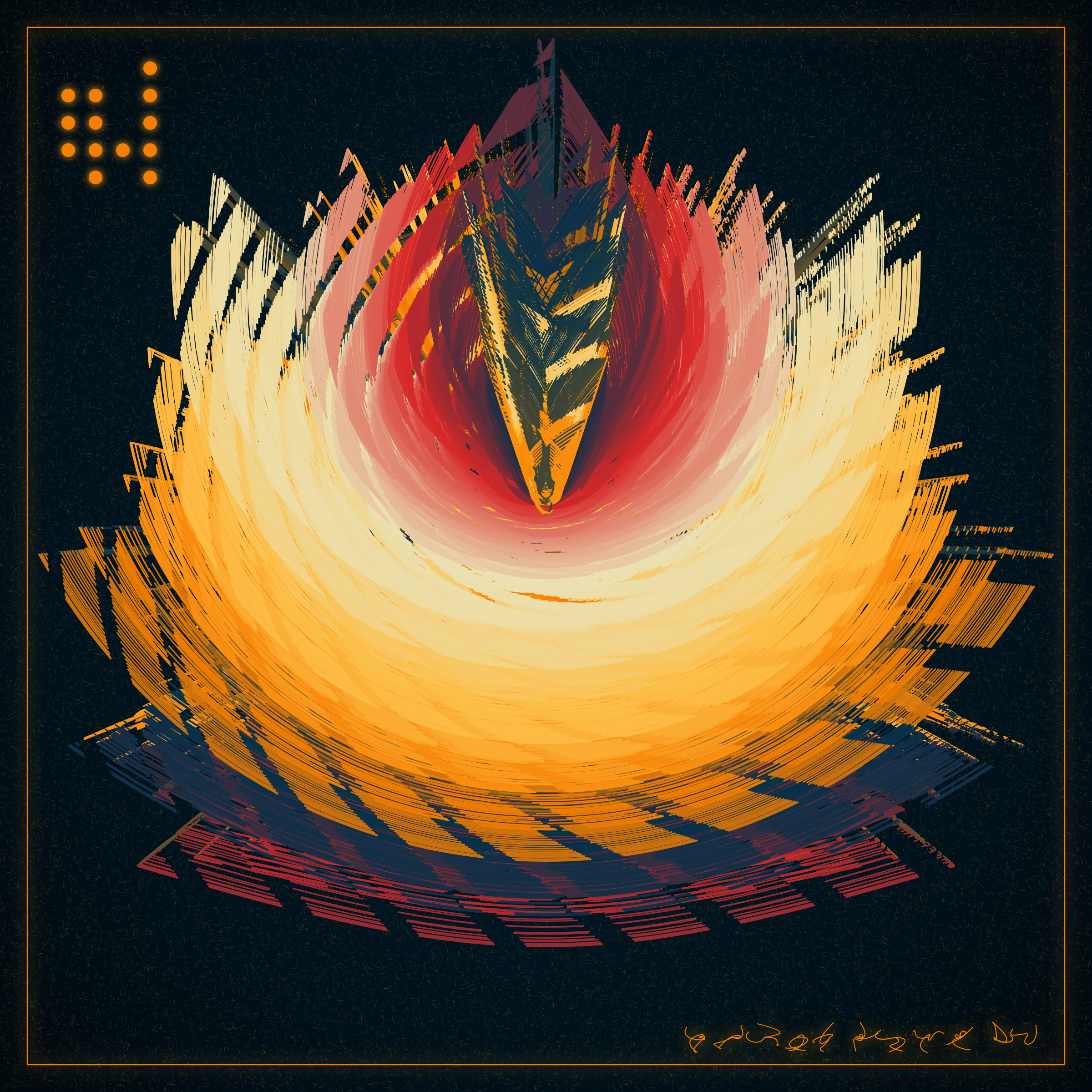 Art Blocks - Art Blocks v2 - Alien Insects #495 - NFT # 137000495