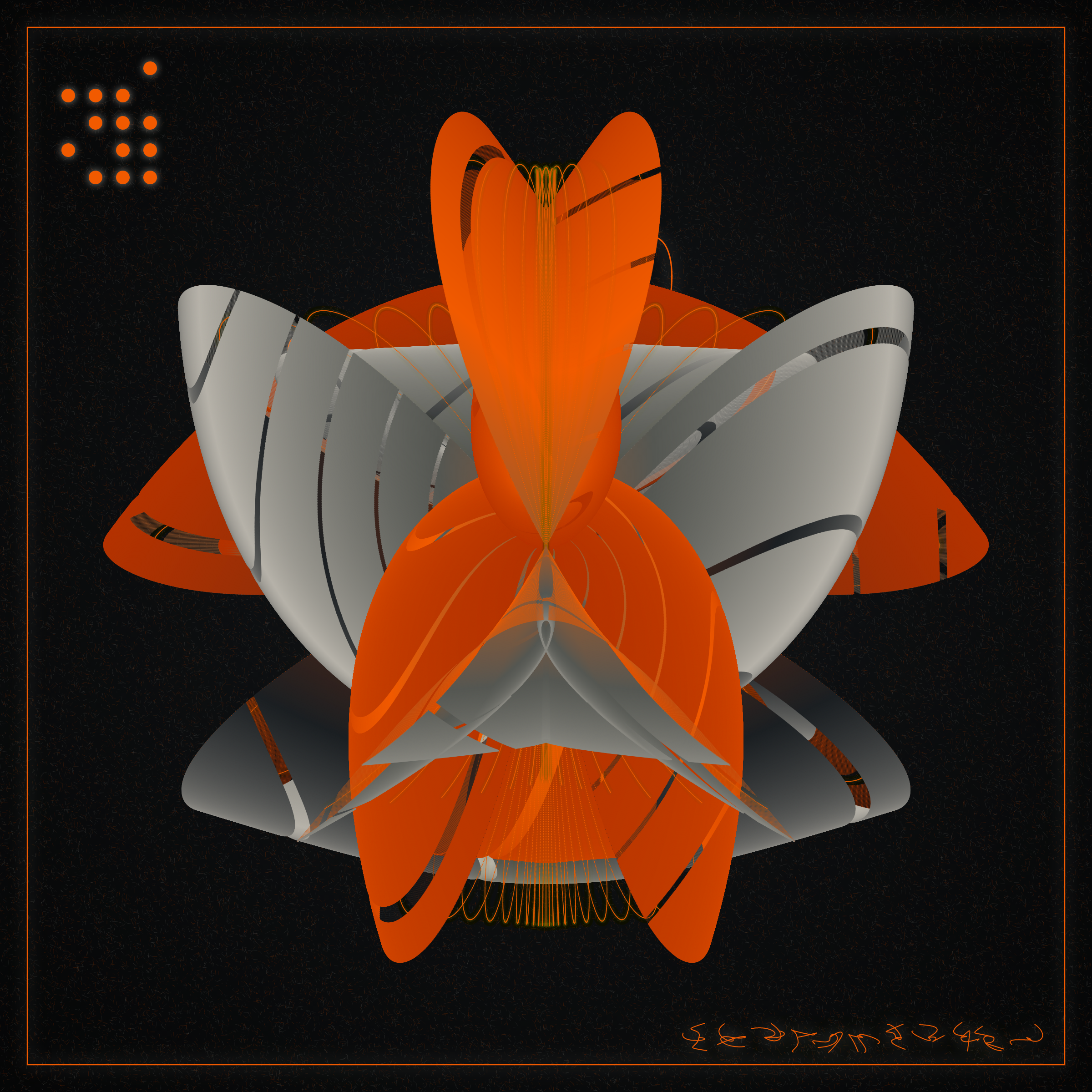 Art Blocks - Art Blocks v2 - Alien Insects #498 - NFT # 137000498