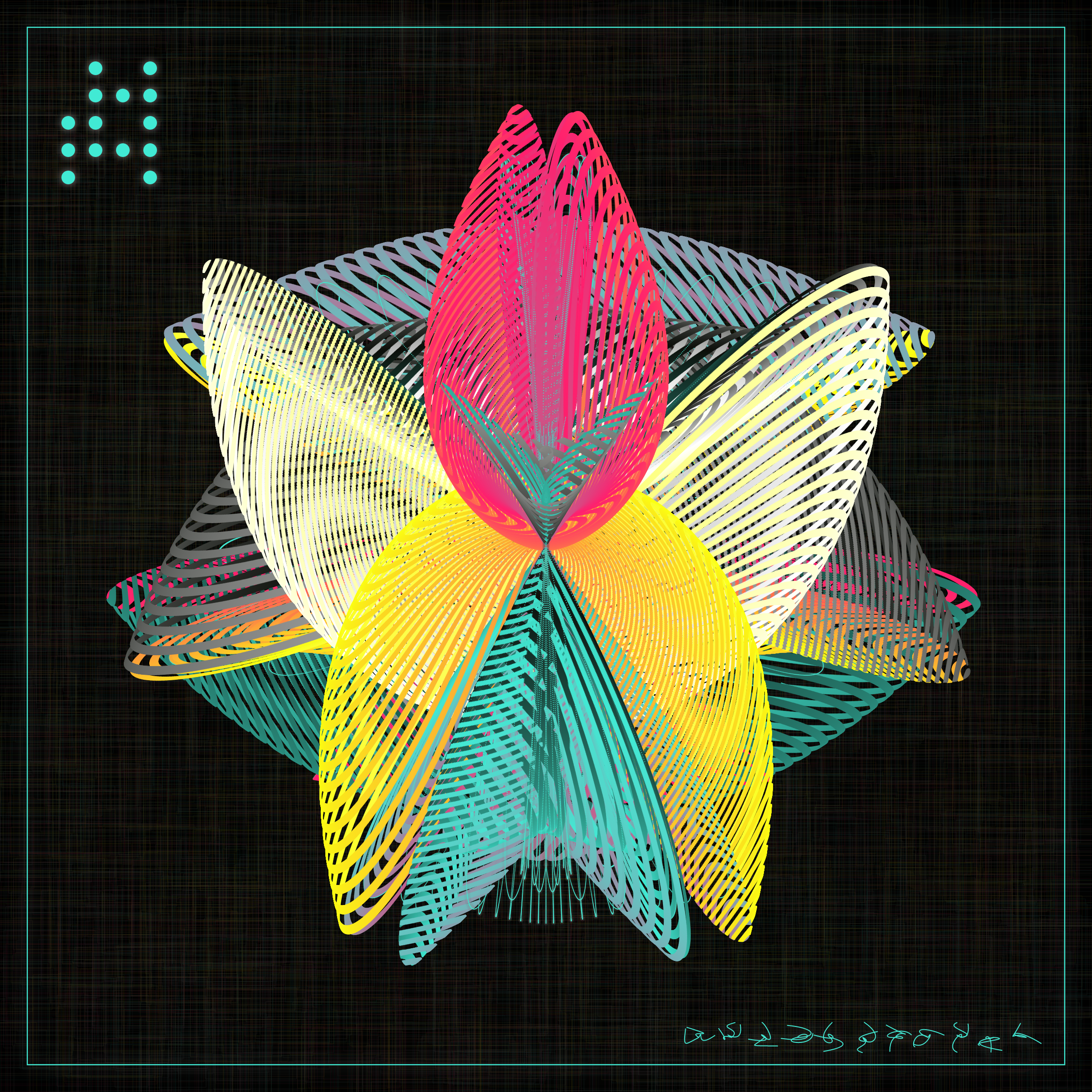 Art Blocks - Art Blocks v2 - Alien Insects #499 - NFT # 137000499