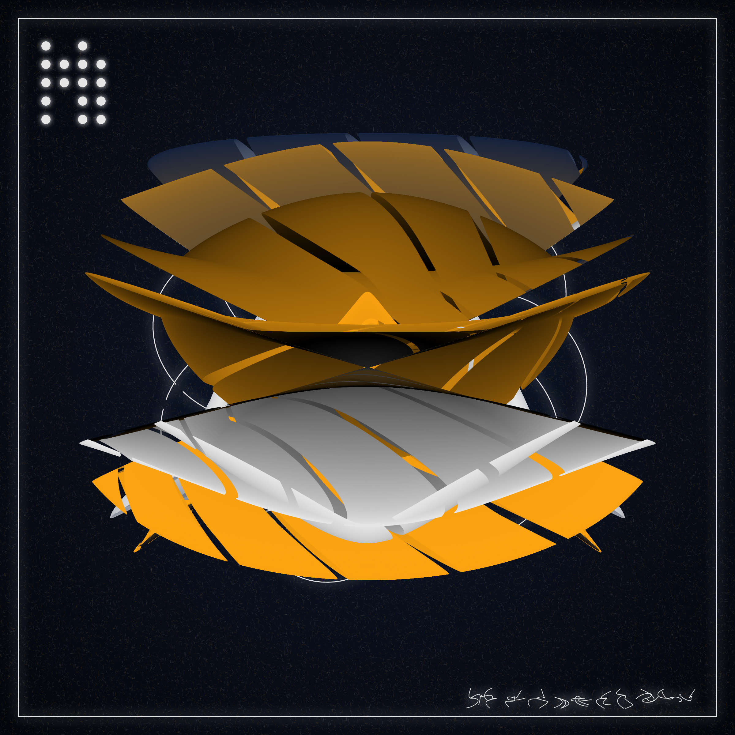 Art Blocks - Art Blocks v2 - Alien Insects #501 - NFT # 137000501