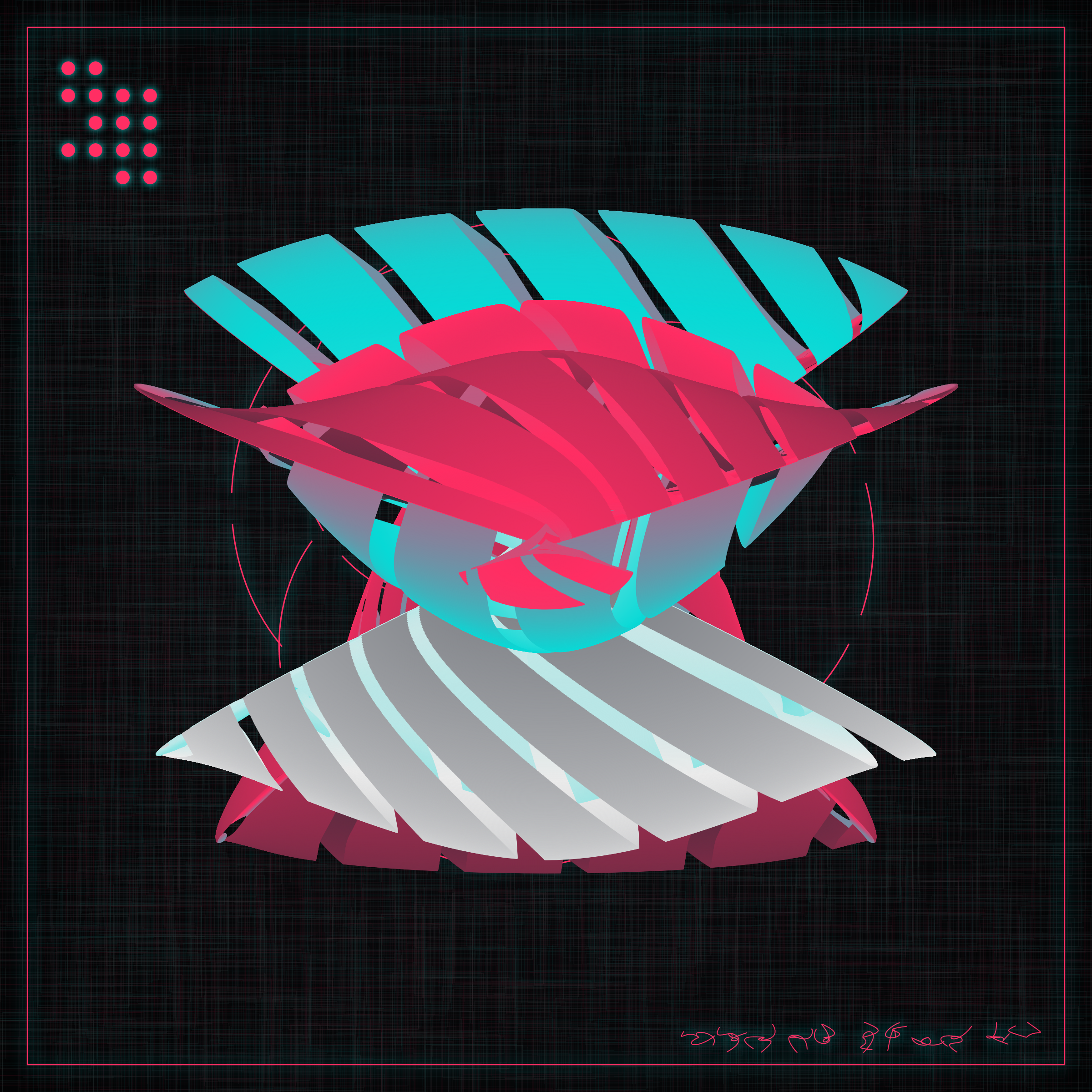 Art Blocks - Art Blocks v2 - Alien Insects #502 - NFT # 137000502