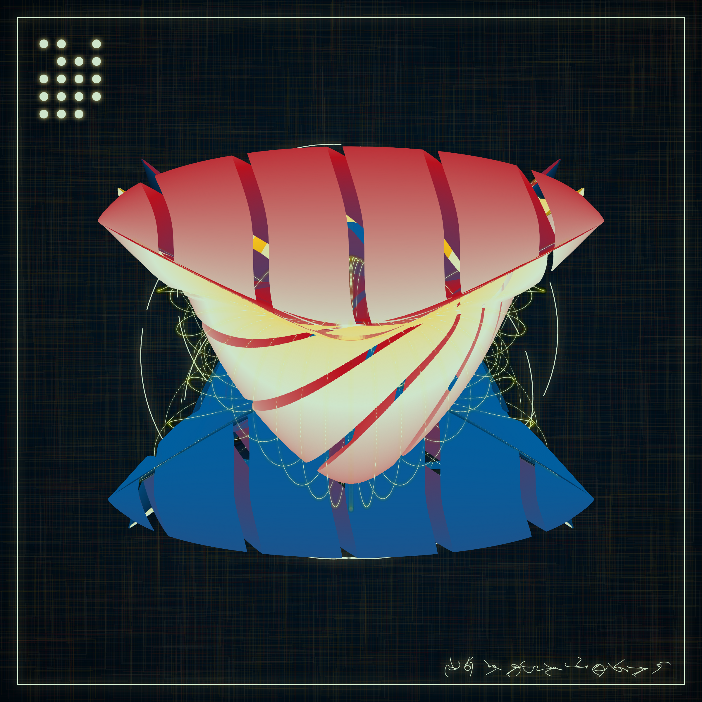 Art Blocks - Art Blocks v2 - Alien Insects #508 - NFT # 137000508