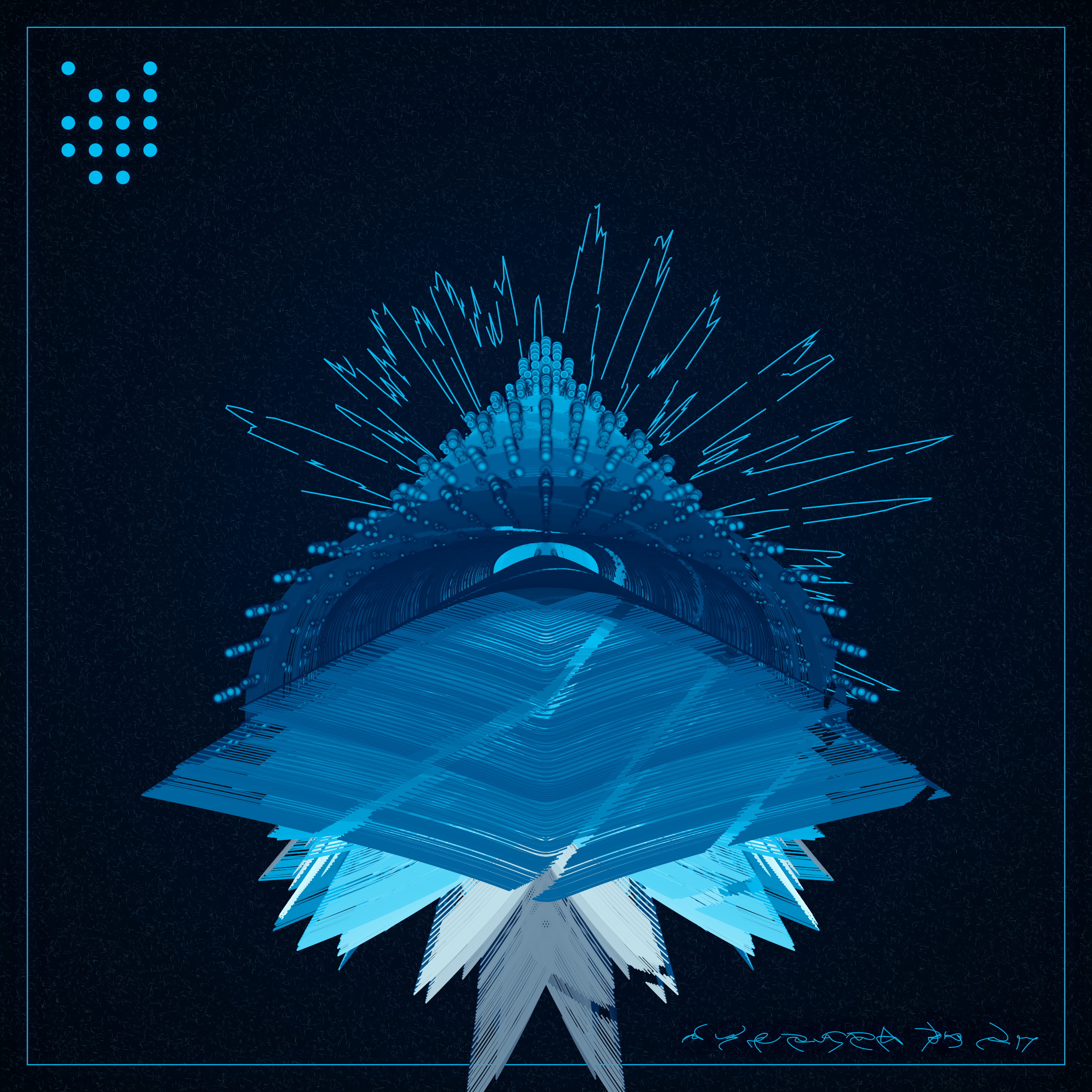 Art Blocks - Art Blocks v2 - Alien Insects #515 - NFT # 137000515