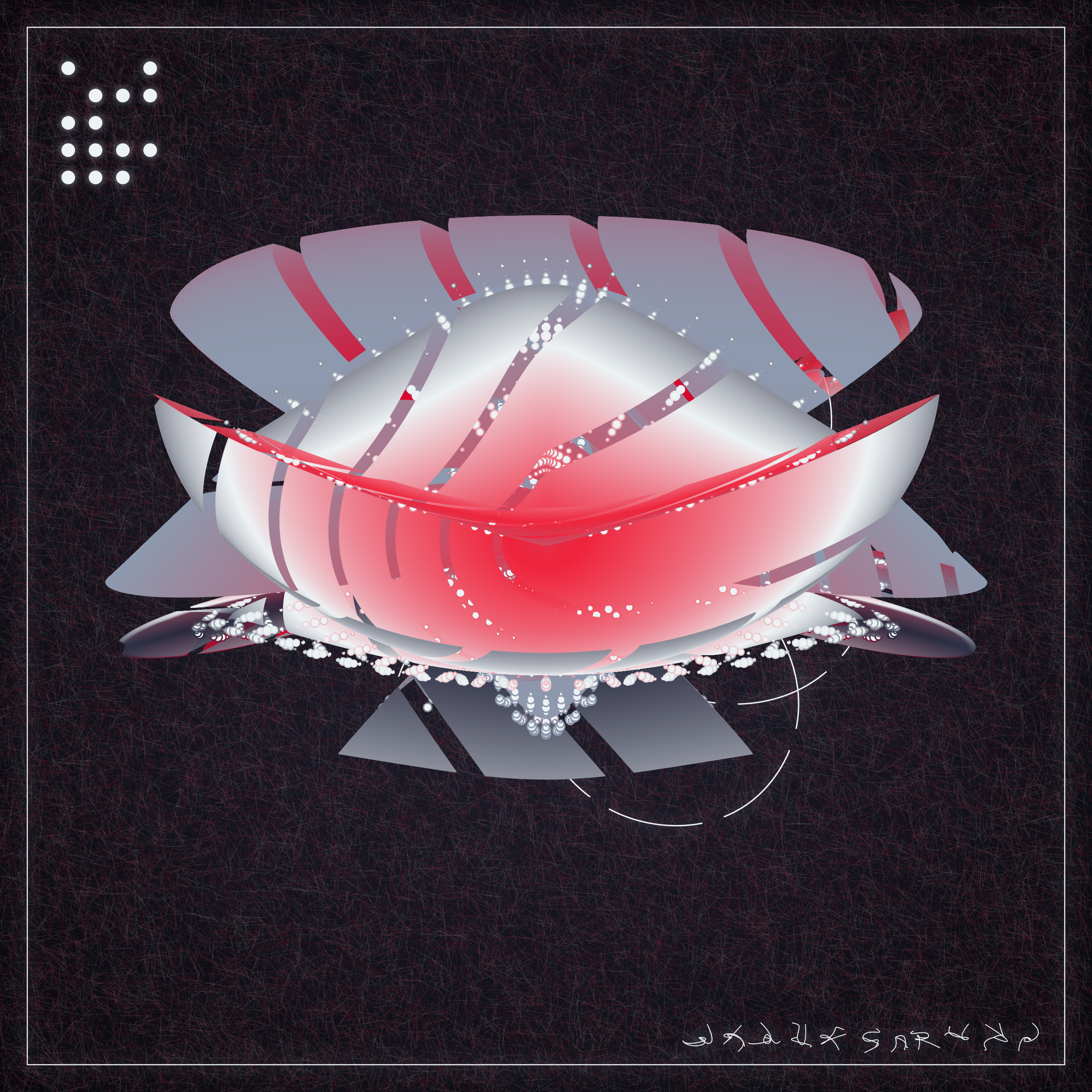 Art Blocks - Art Blocks v2 - Alien Insects #517 - NFT # 137000517