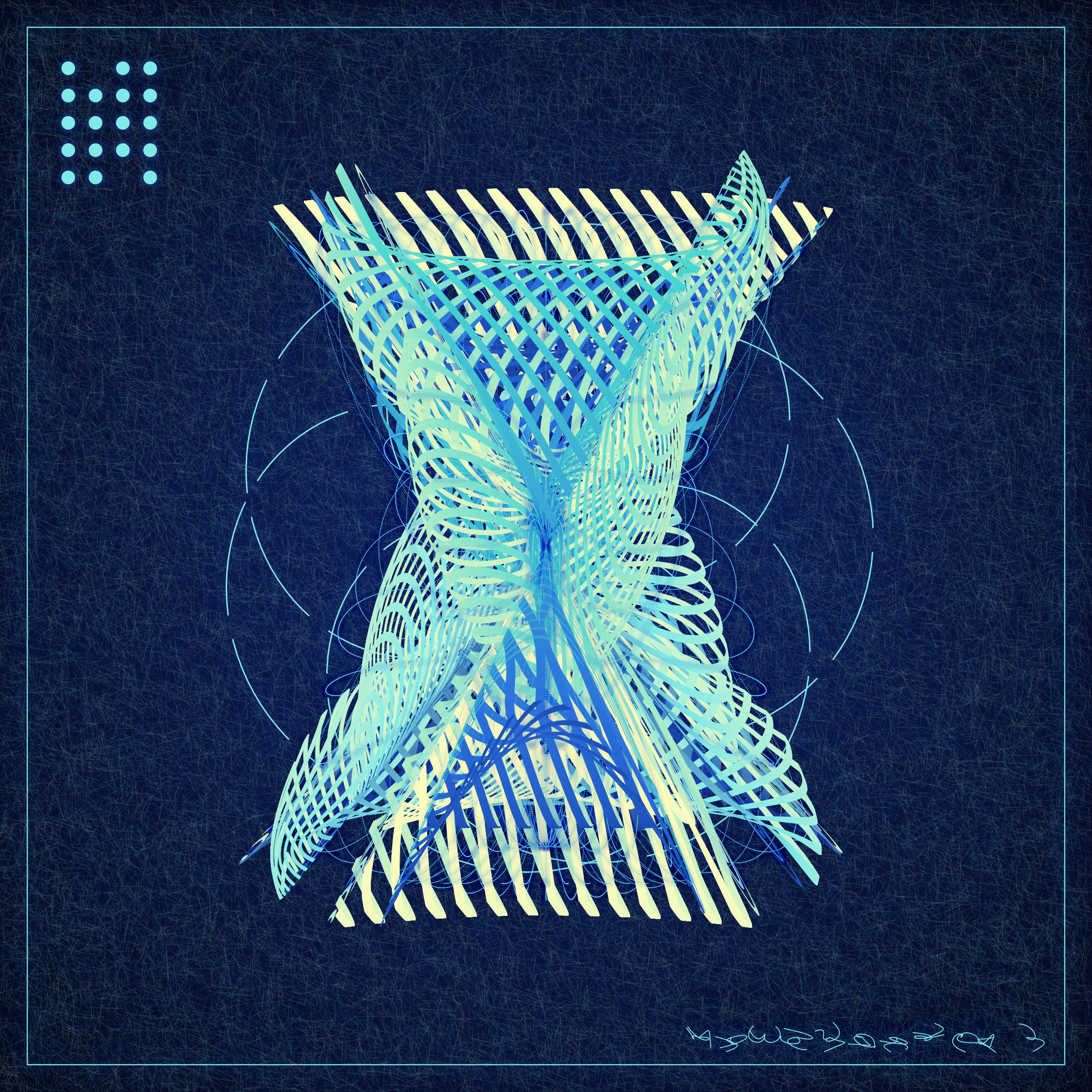 Art Blocks - Art Blocks v2 - Alien Insects #518 - NFT # 137000518