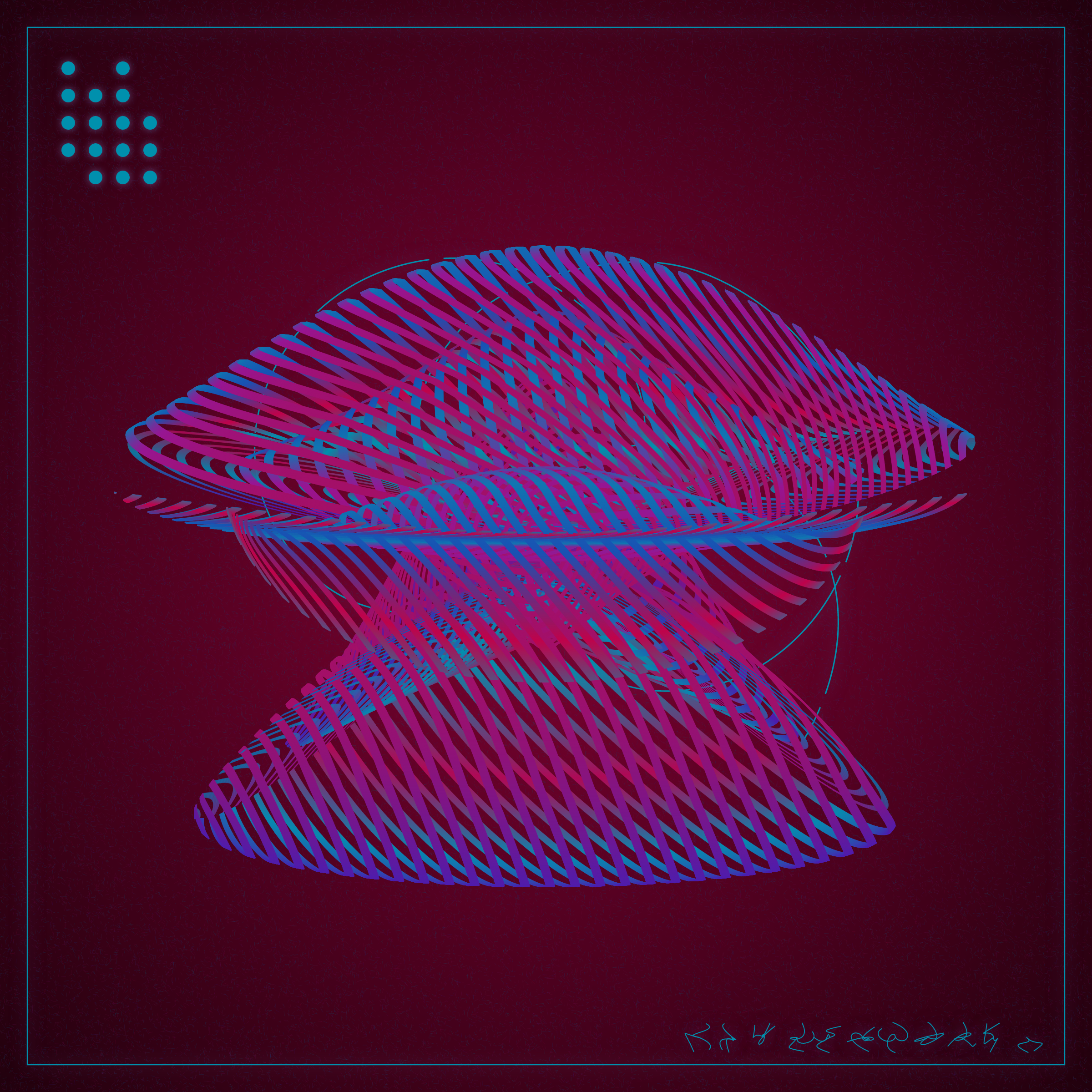 Art Blocks - Art Blocks v2 - Alien Insects #526 - NFT # 137000526