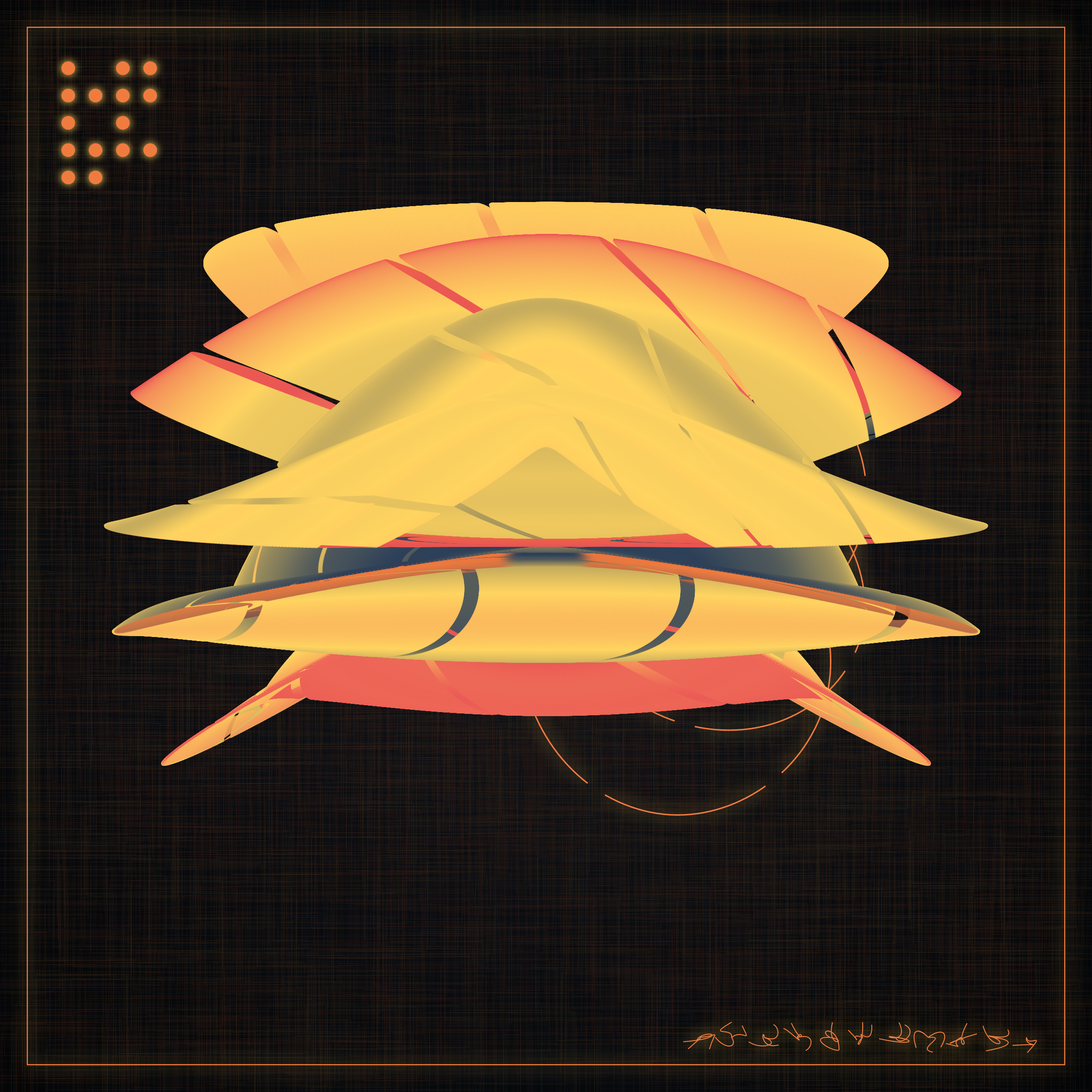 Art Blocks - Art Blocks v2 - Alien Insects #527 - NFT # 137000527