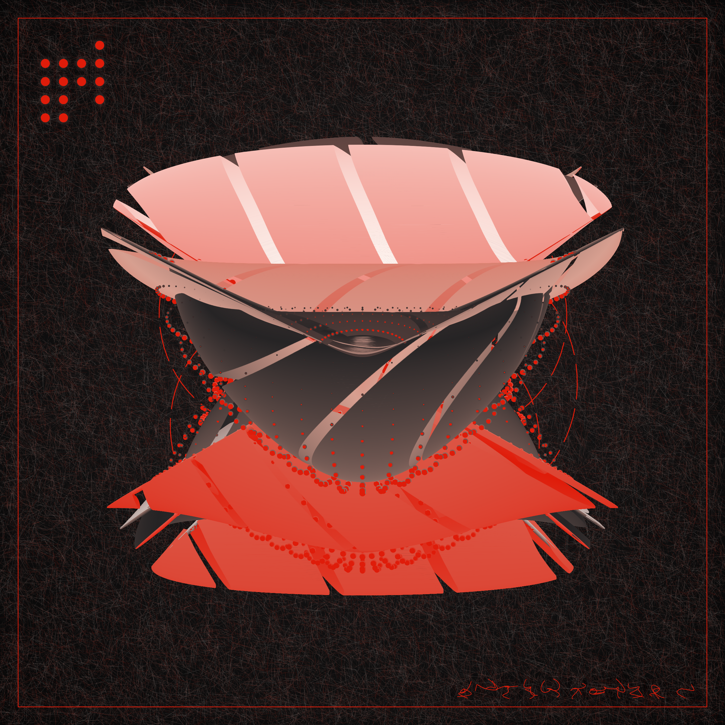 Art Blocks - Art Blocks v2 - Alien Insects #528 - NFT # 137000528