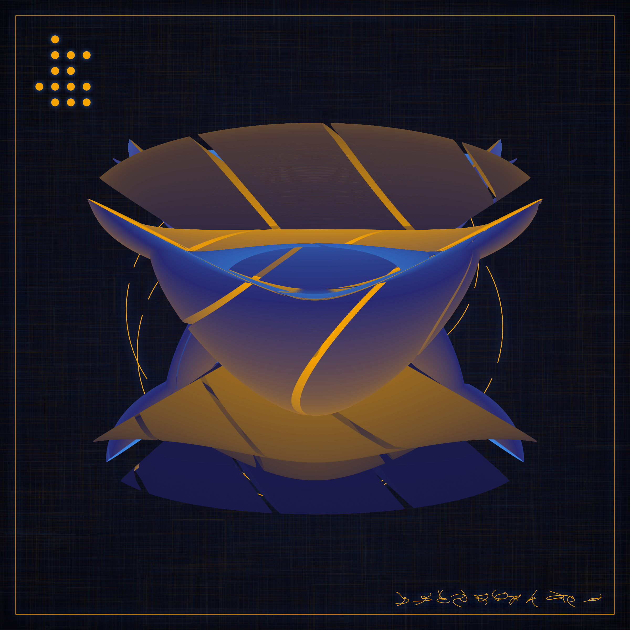 Art Blocks - Art Blocks v2 - Alien Insects #533 - NFT # 137000533