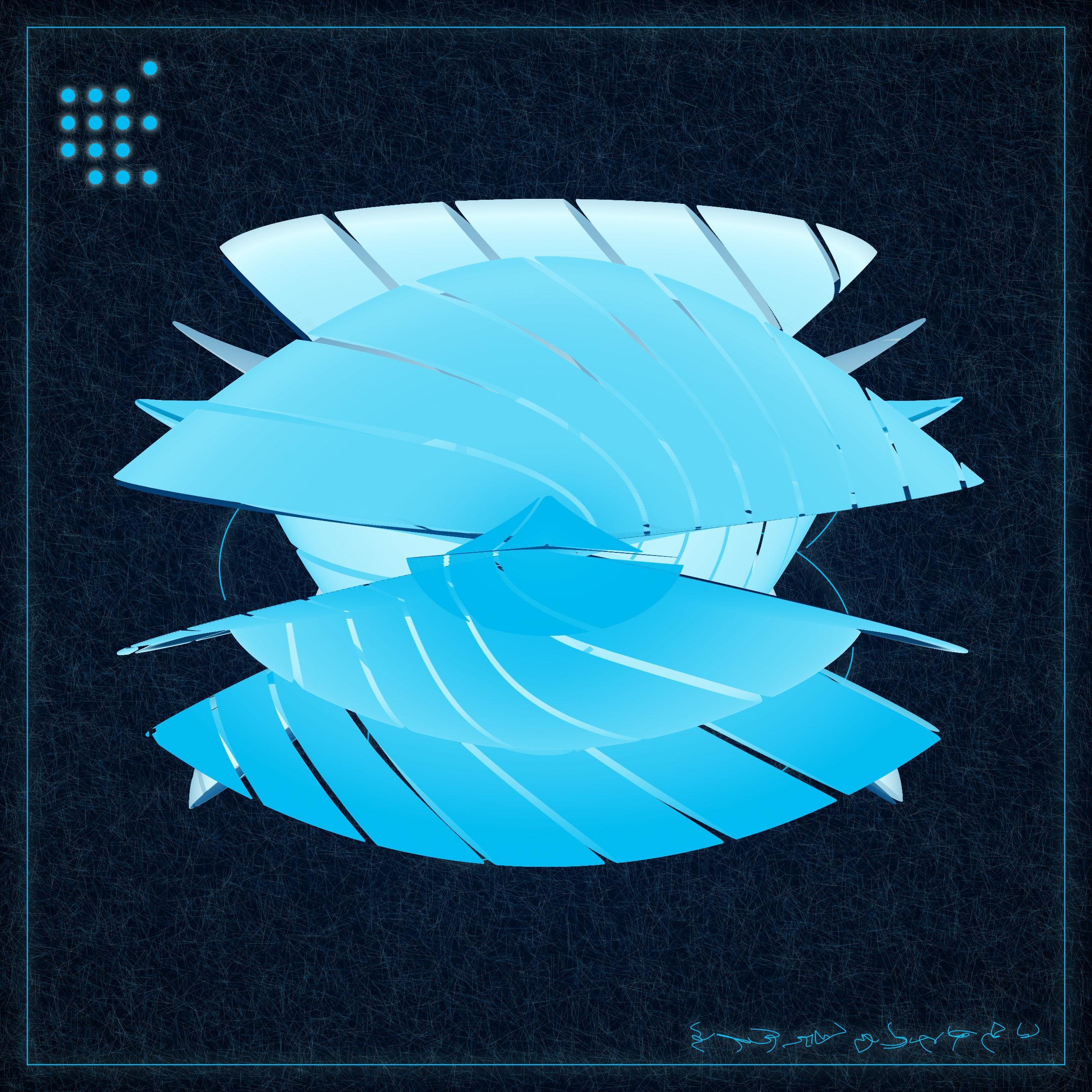 Art Blocks - Art Blocks v2 - Alien Insects #534 - NFT # 137000534