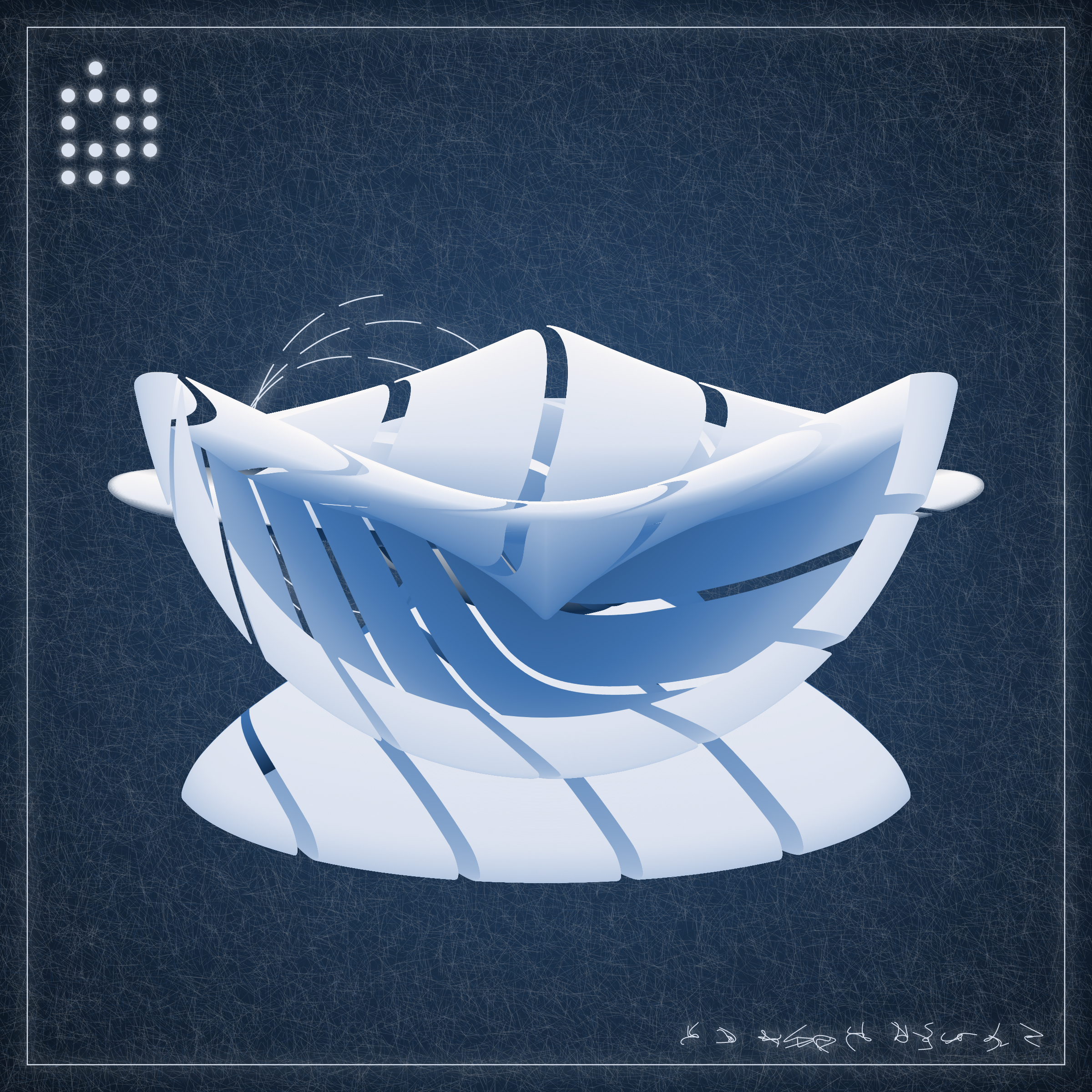 Art Blocks - Art Blocks v2 - Alien Insects #537 - NFT # 137000537