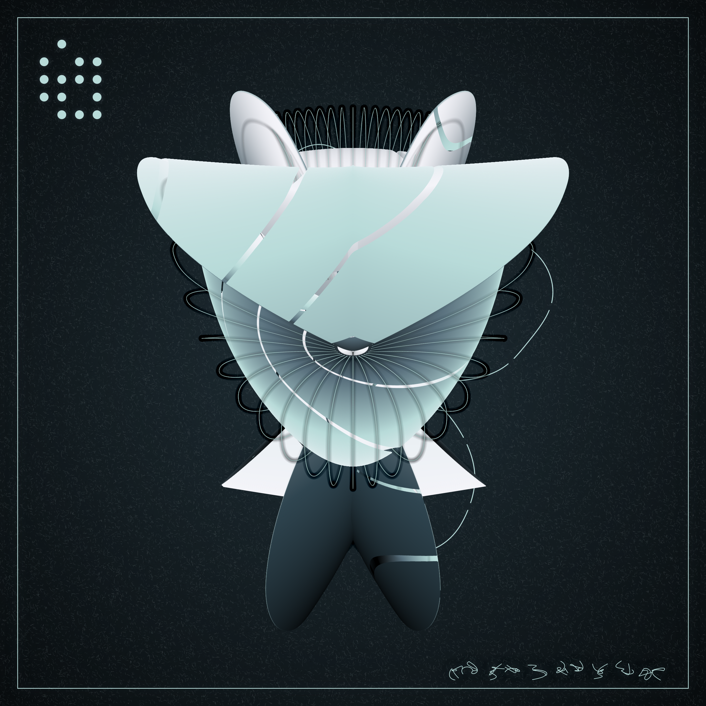 Art Blocks - Art Blocks v2 - Alien Insects #538 - NFT # 137000538