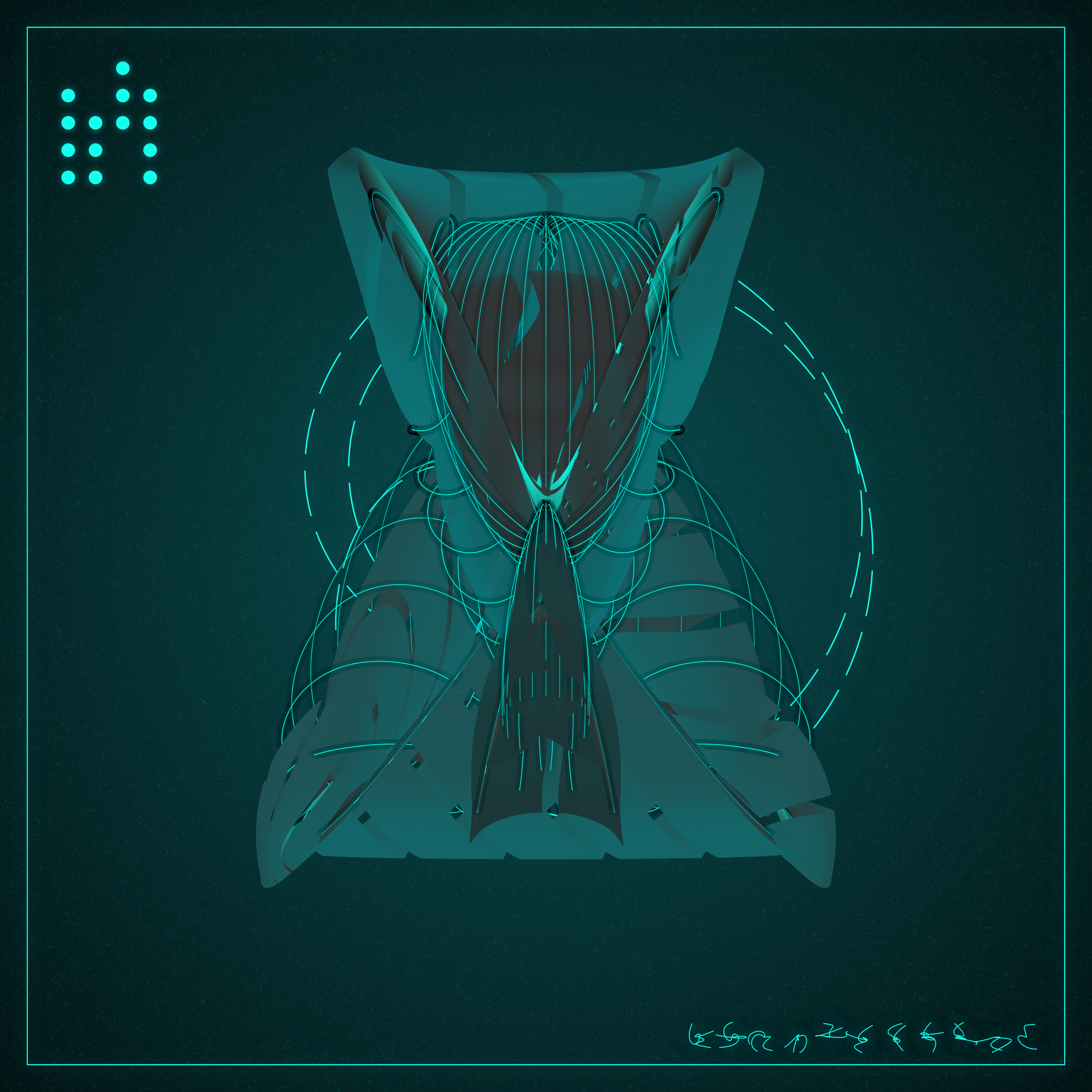 Art Blocks - Art Blocks v2 - Alien Insects #539 - NFT # 137000539