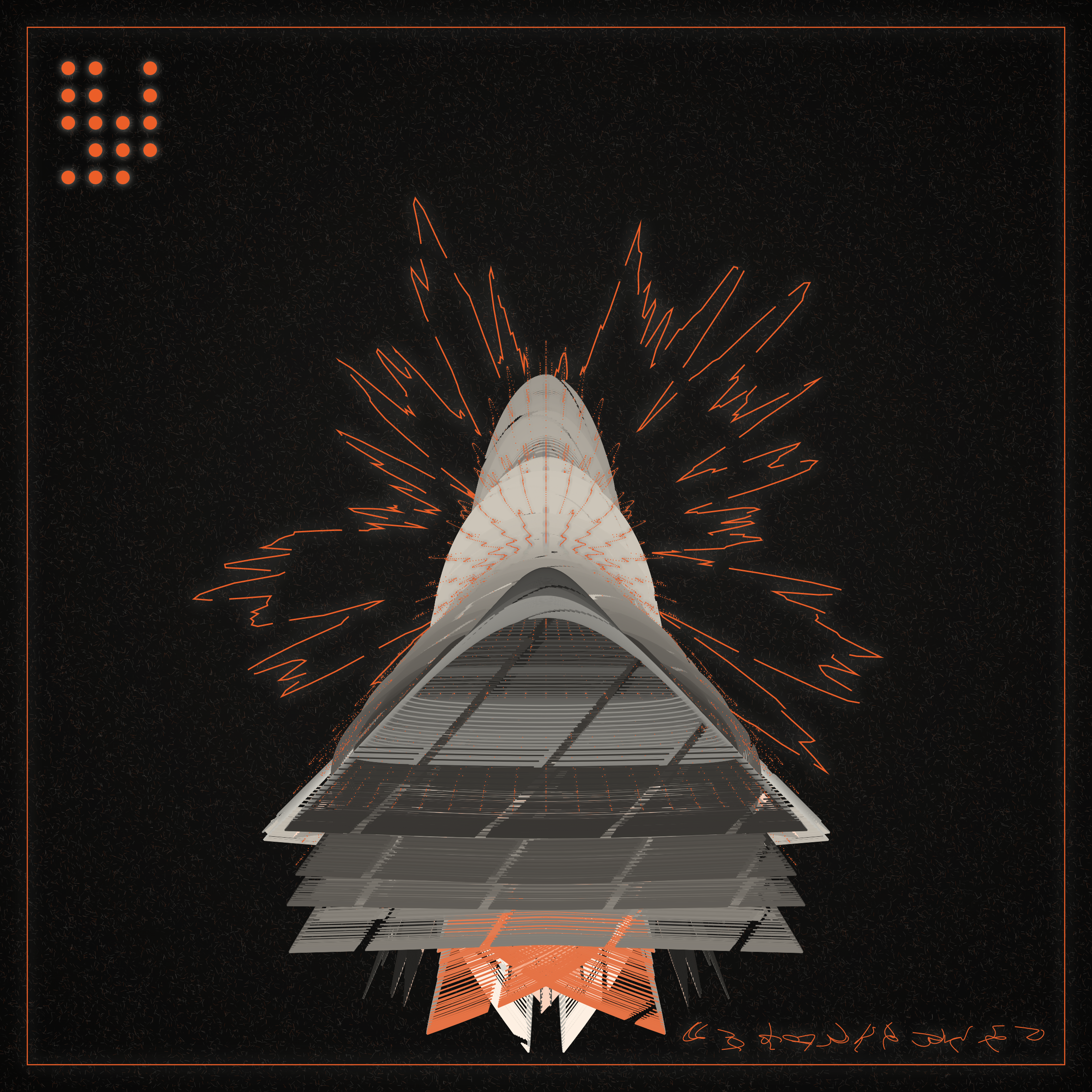 Art Blocks - Art Blocks v2 - Alien Insects #542 - NFT # 137000542