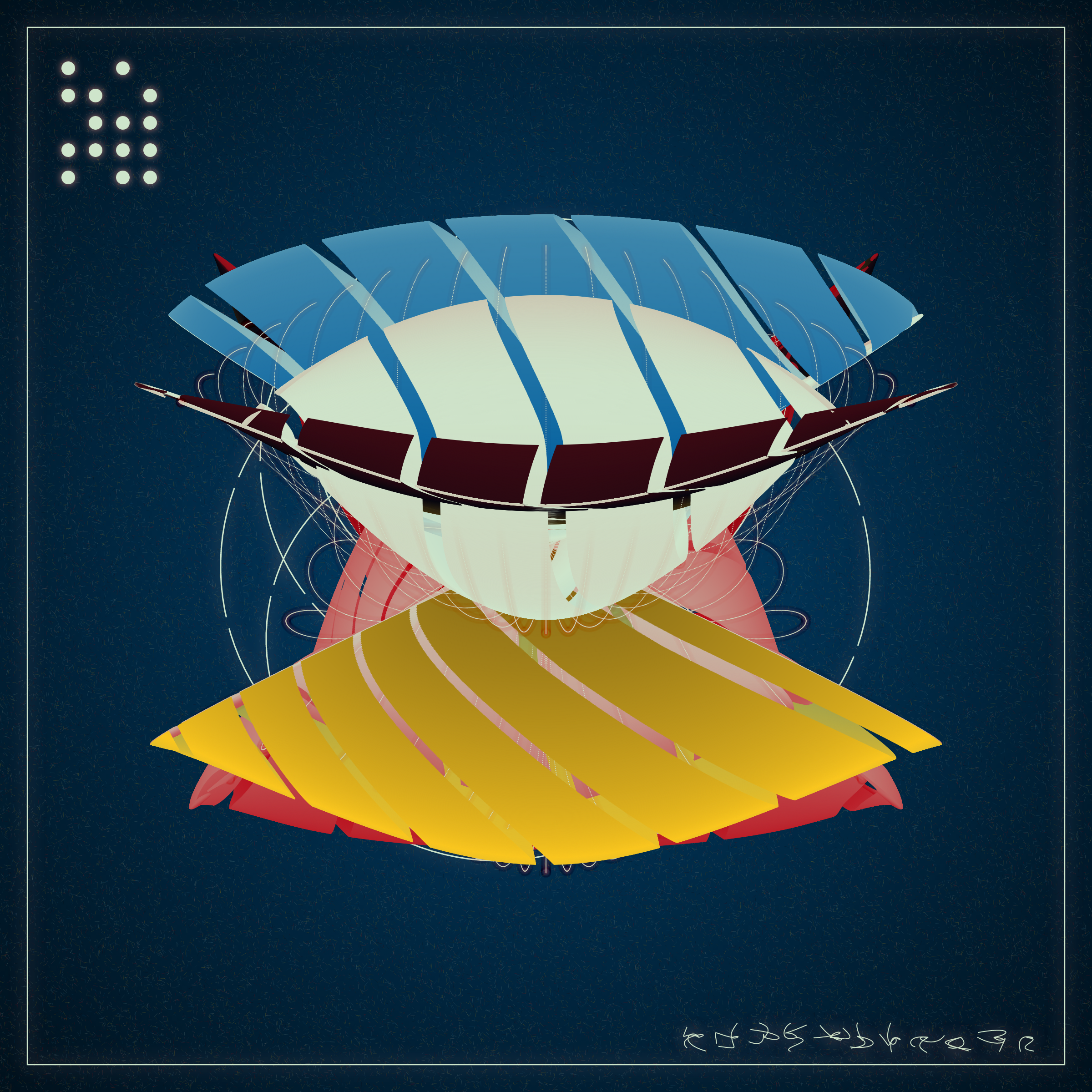 Art Blocks - Art Blocks v2 - Alien Insects #546 - NFT # 137000546