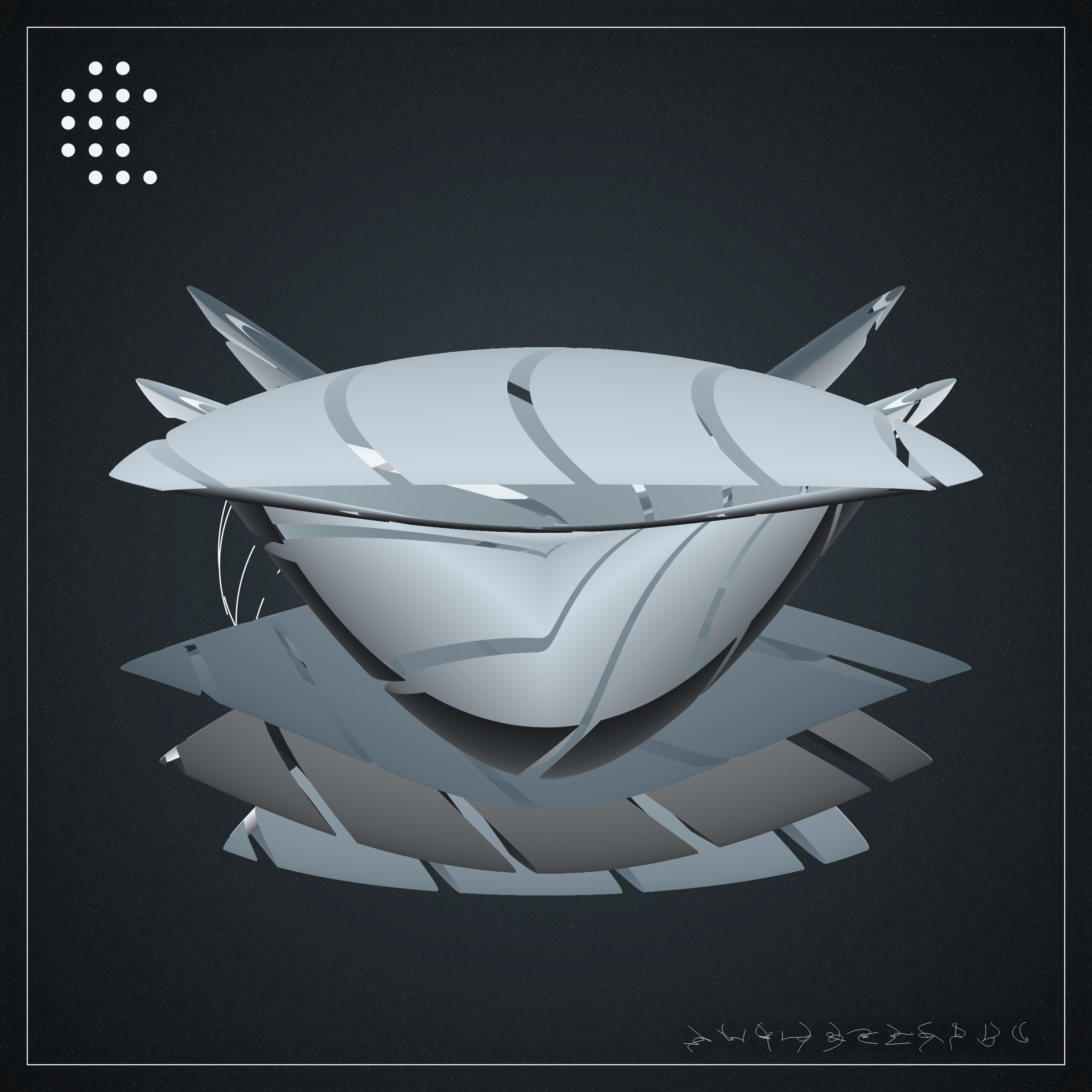 Art Blocks - Art Blocks v2 - Alien Insects #548 - NFT # 137000548