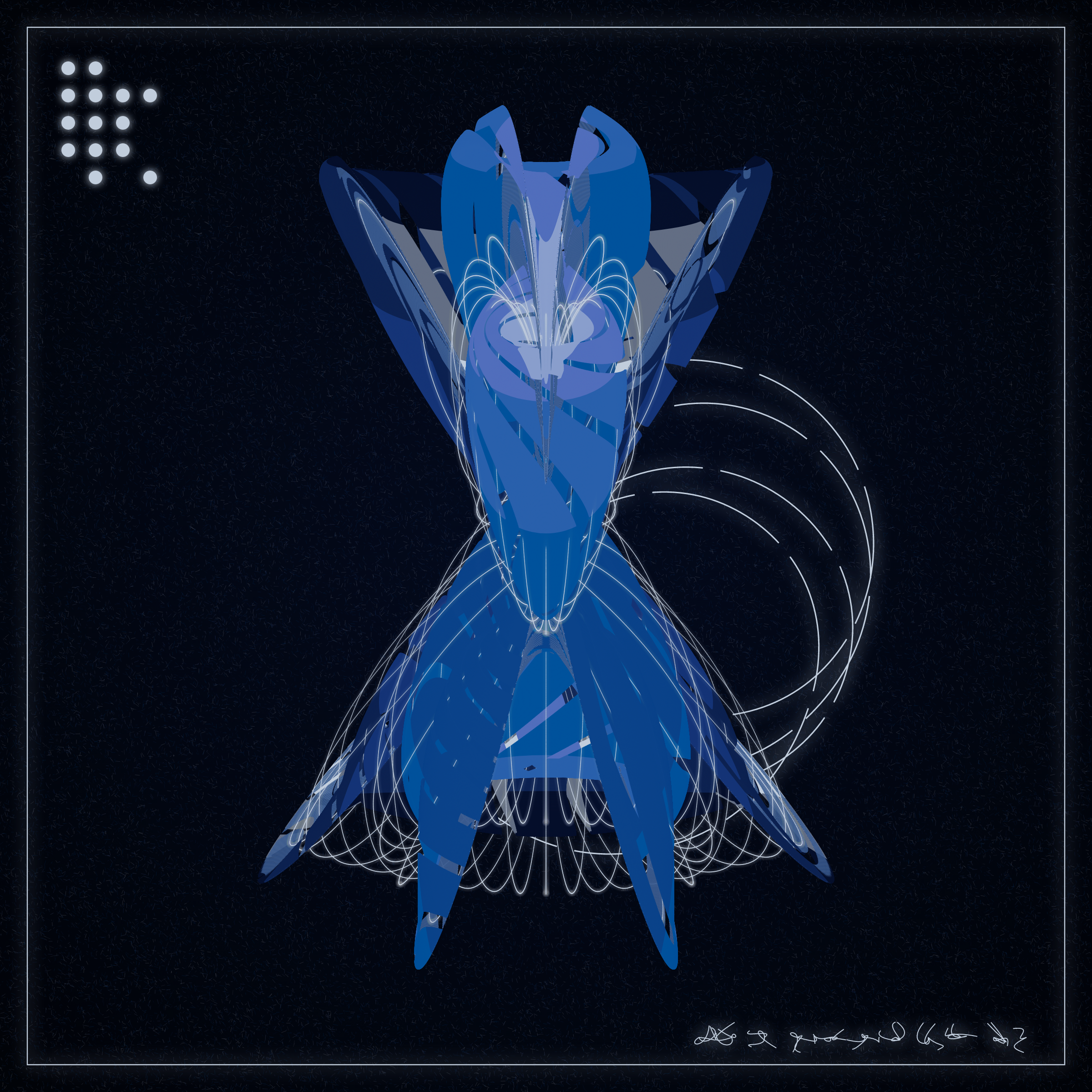 Art Blocks - Art Blocks v2 - Alien Insects #550 - NFT # 137000550