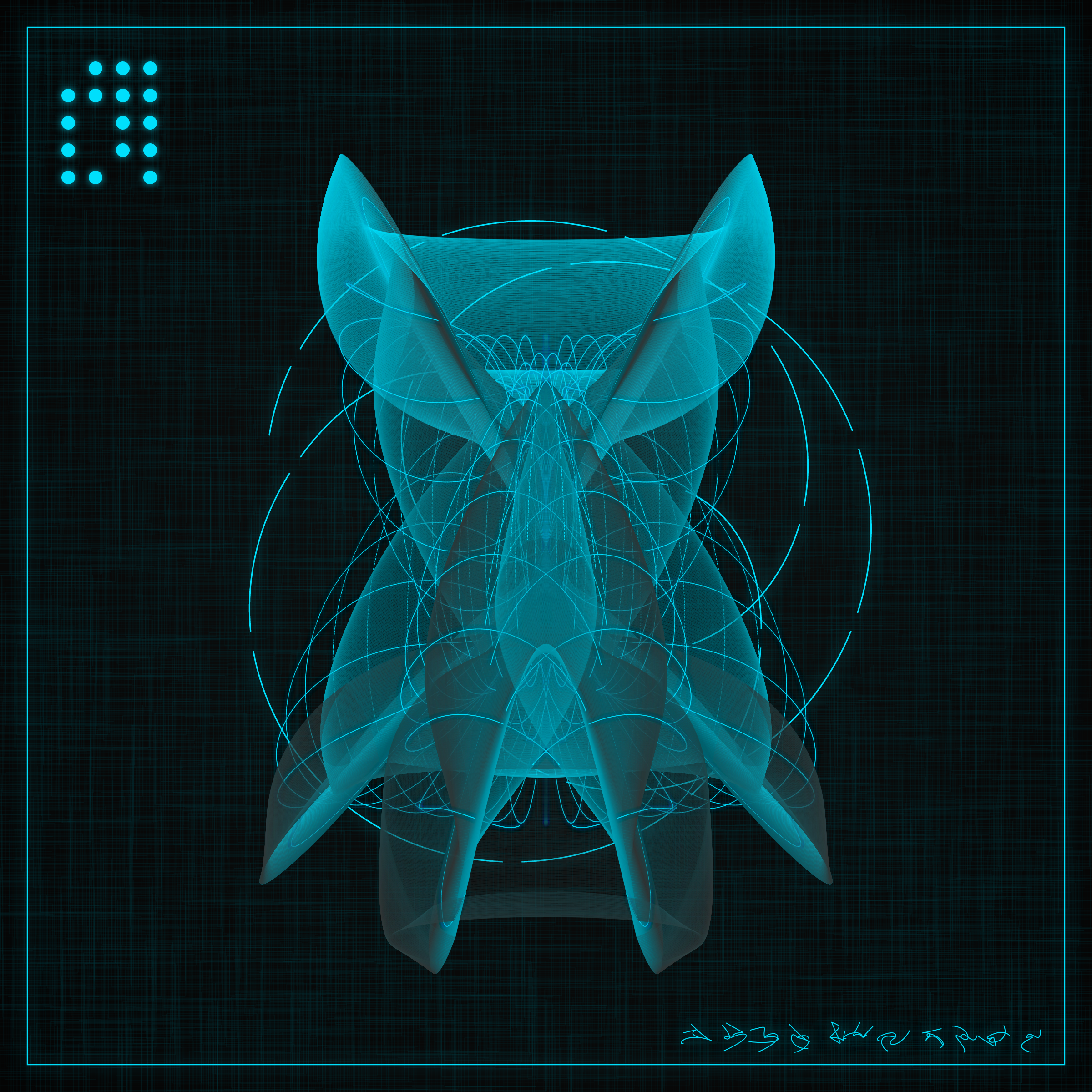 Art Blocks - Art Blocks v2 - Alien Insects #557 - NFT # 137000557