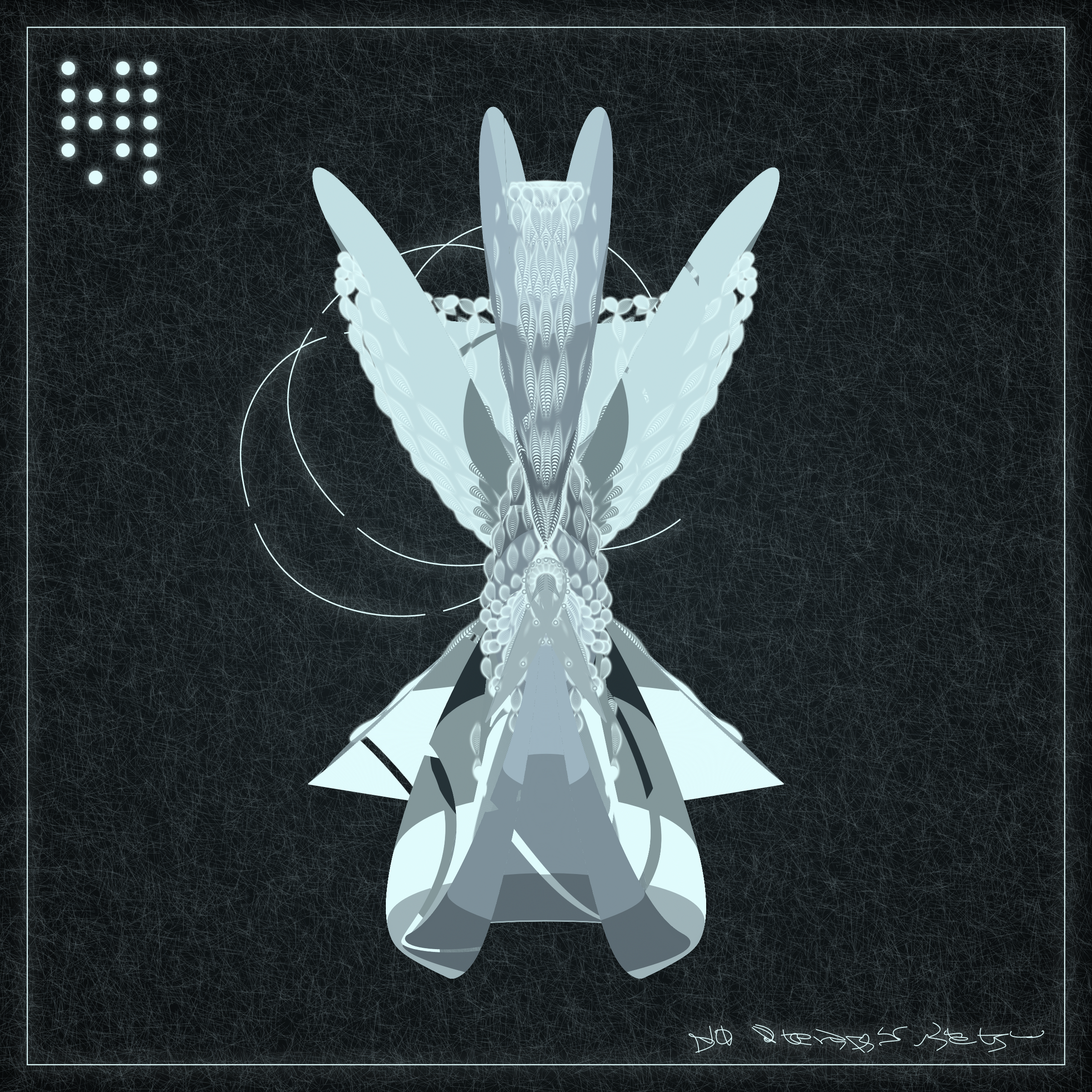 Art Blocks - Art Blocks v2 - Alien Insects #563 - NFT # 137000563