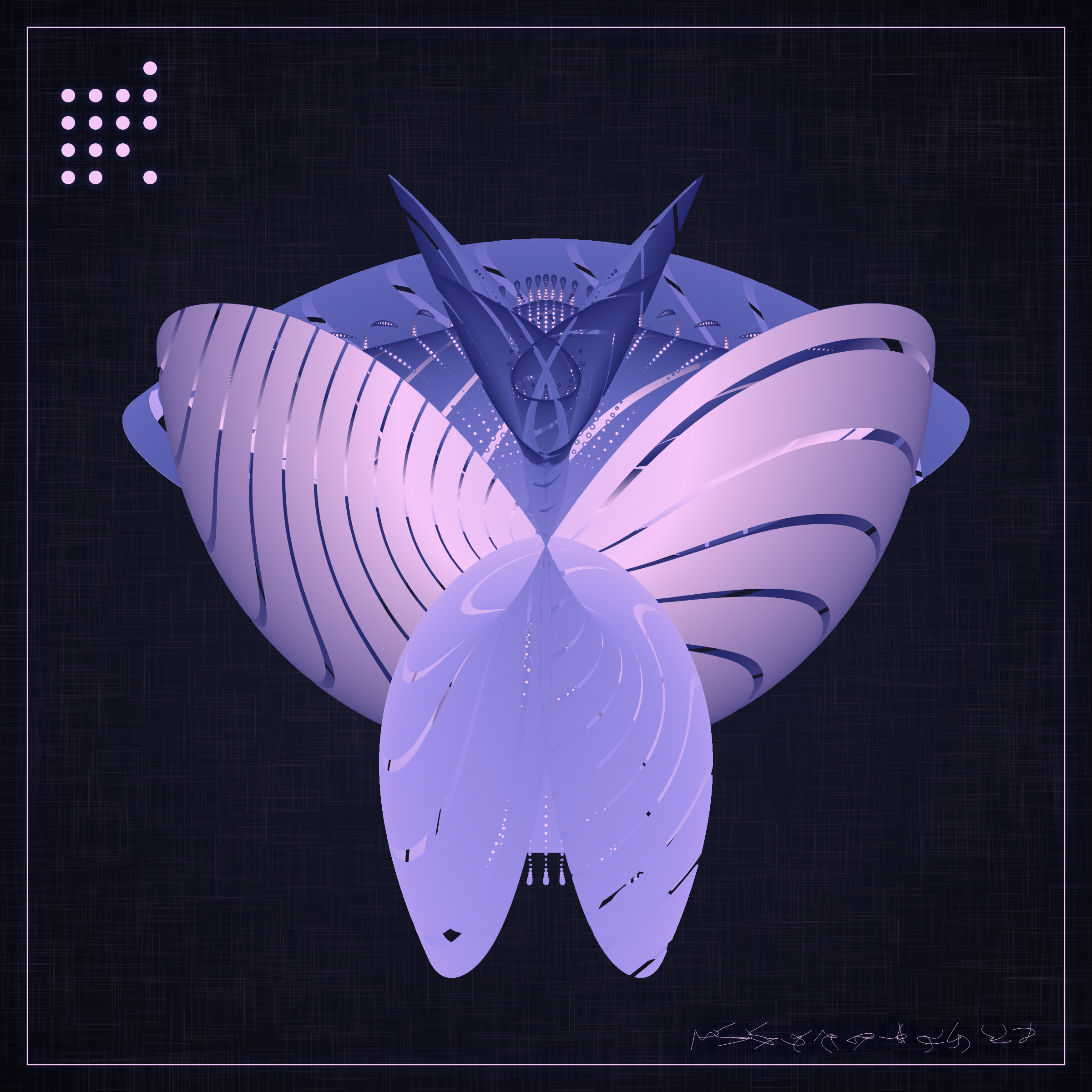 Art Blocks - Art Blocks v2 - Alien Insects #564 - NFT # 137000564