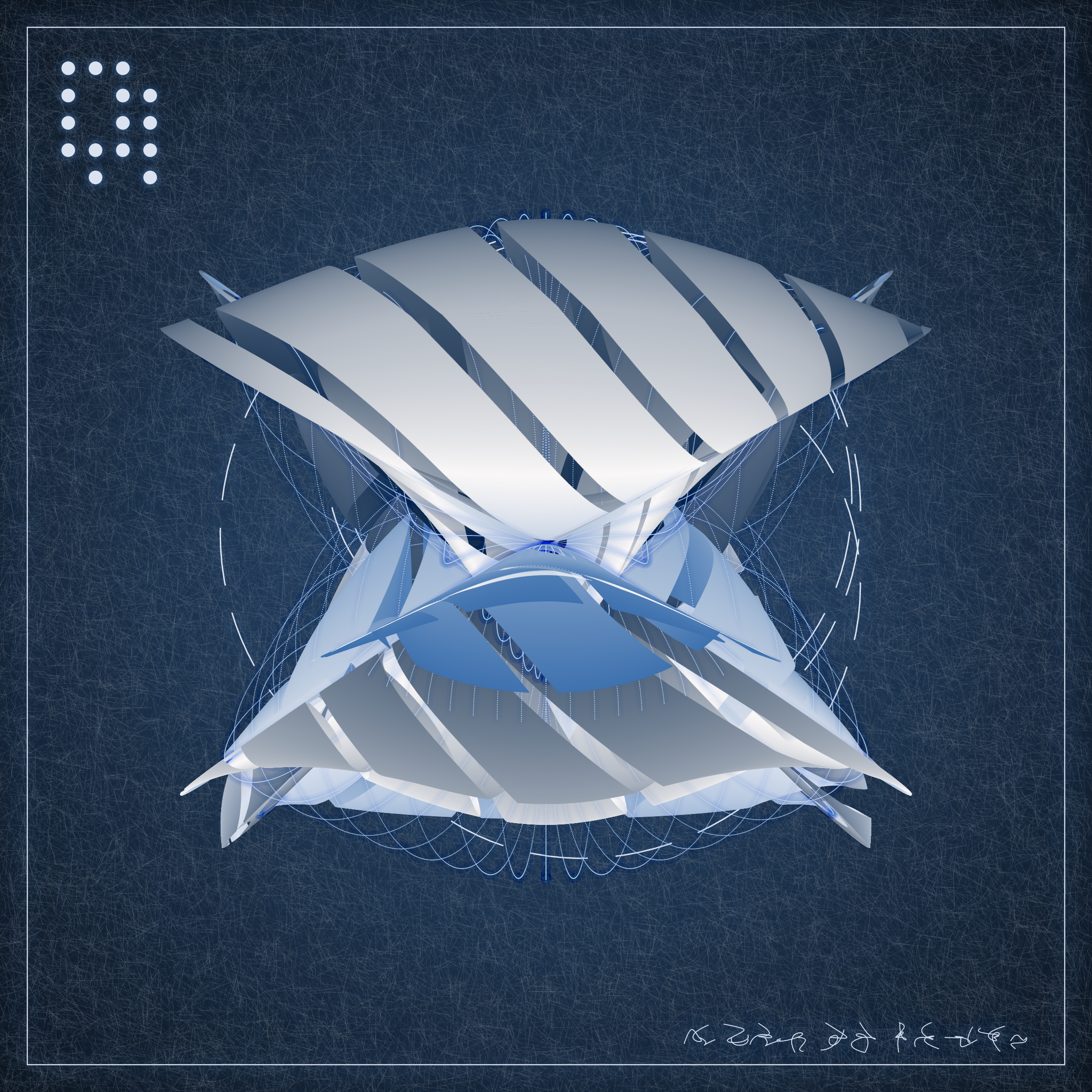 Art Blocks - Art Blocks v2 - Alien Insects #566 - NFT # 137000566