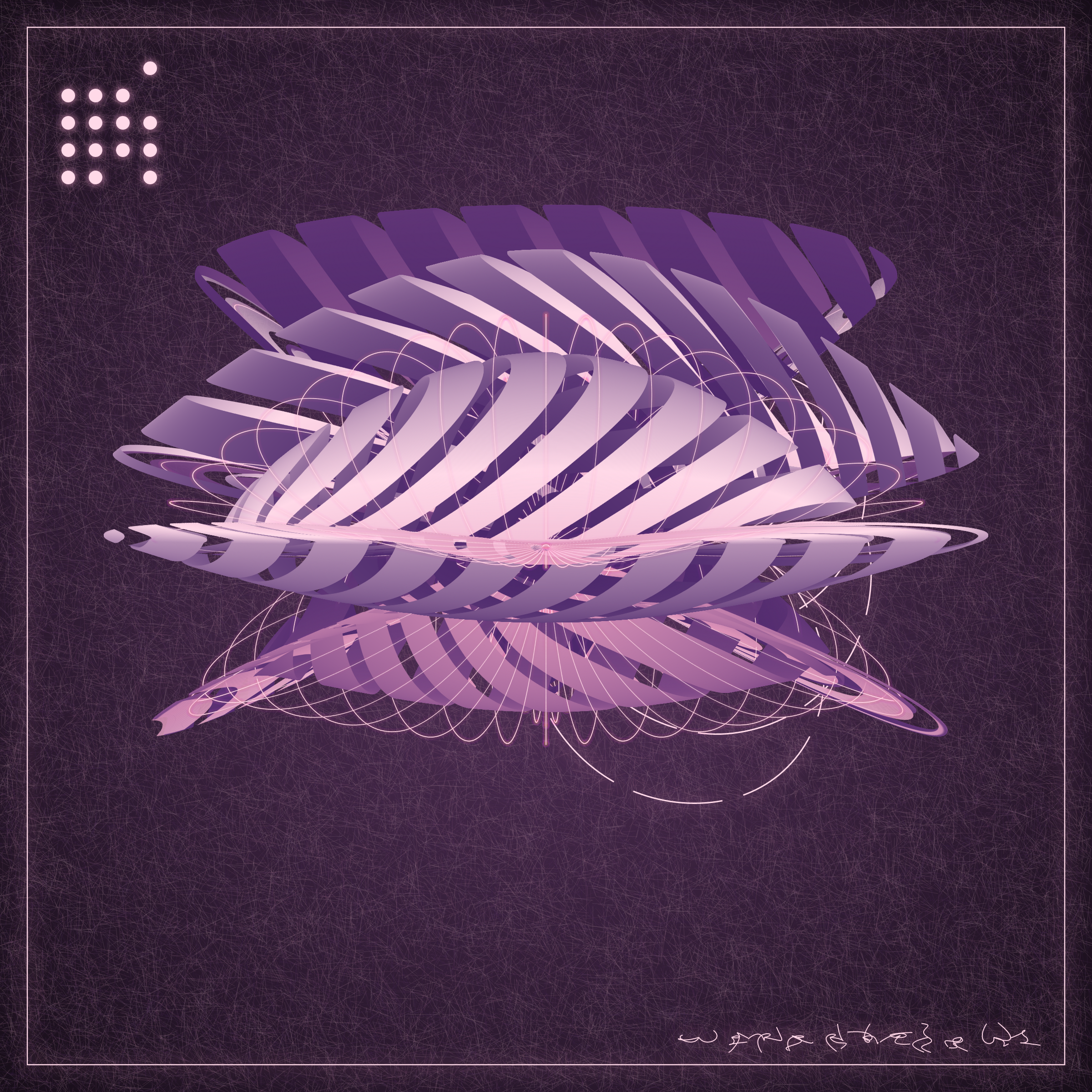 Art Blocks - Art Blocks v2 - Alien Insects #567 - NFT # 137000567