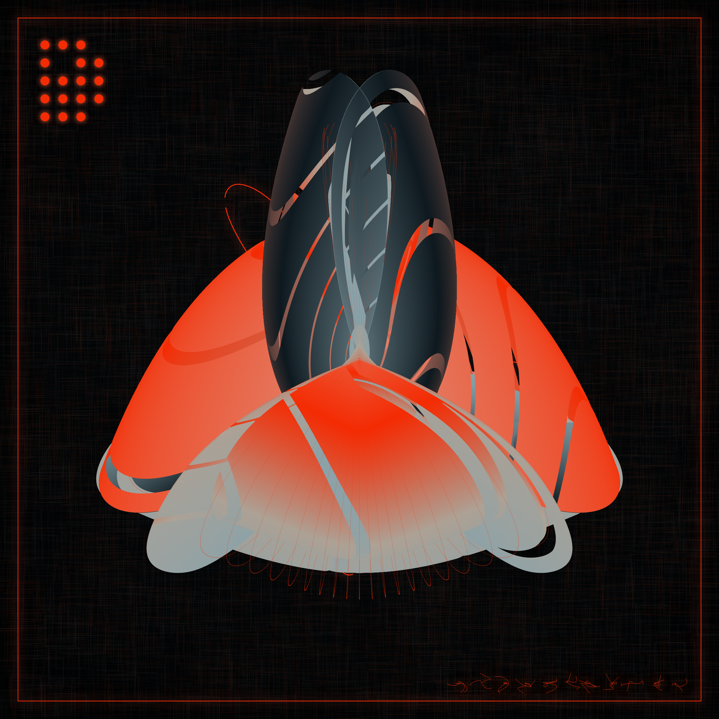 Art Blocks - Art Blocks v2 - Alien Insects #568 - NFT # 137000568