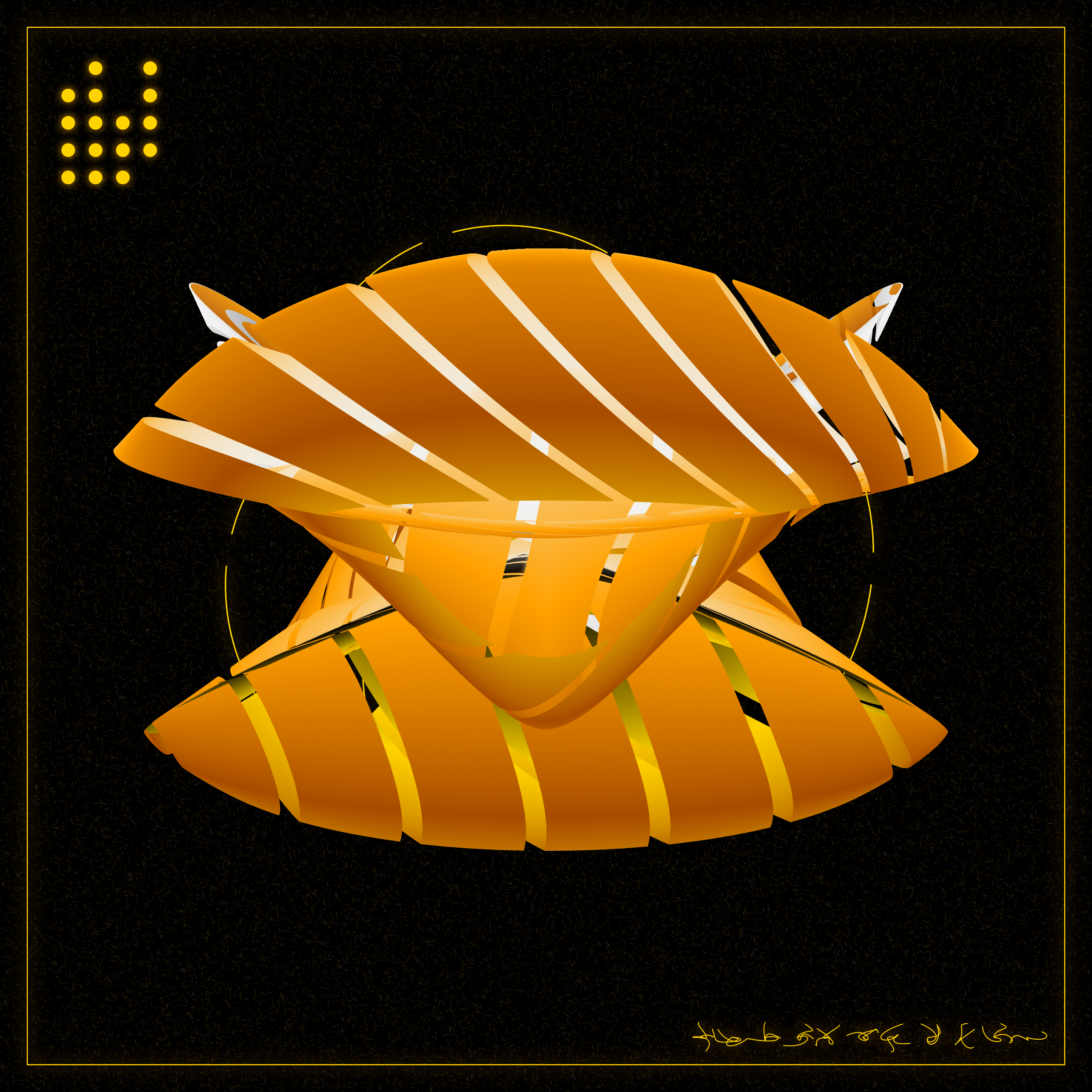 Art Blocks - Art Blocks v2 - Alien Insects #569 - NFT # 137000569