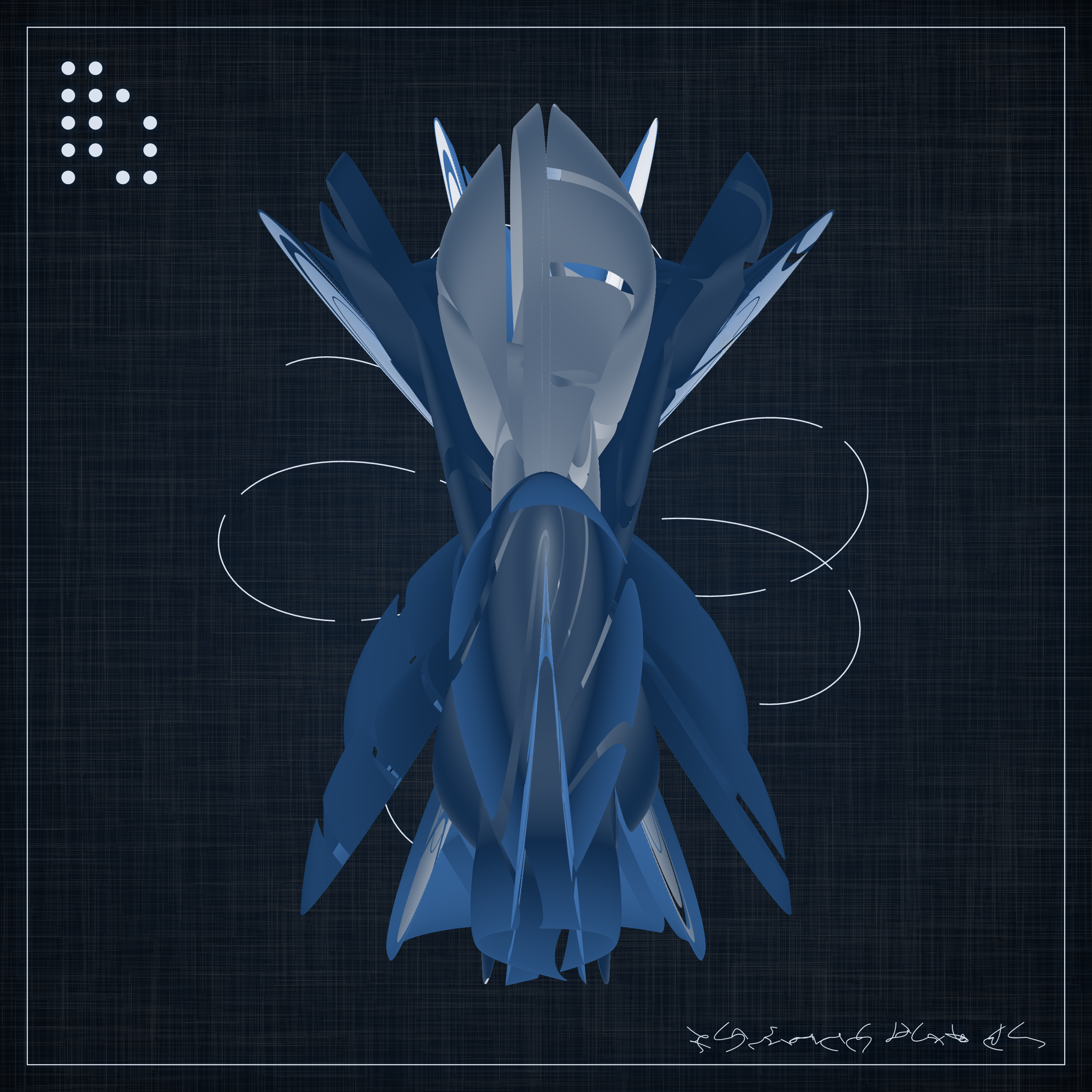 Art Blocks - Art Blocks v2 - Alien Insects #571 - NFT # 137000571