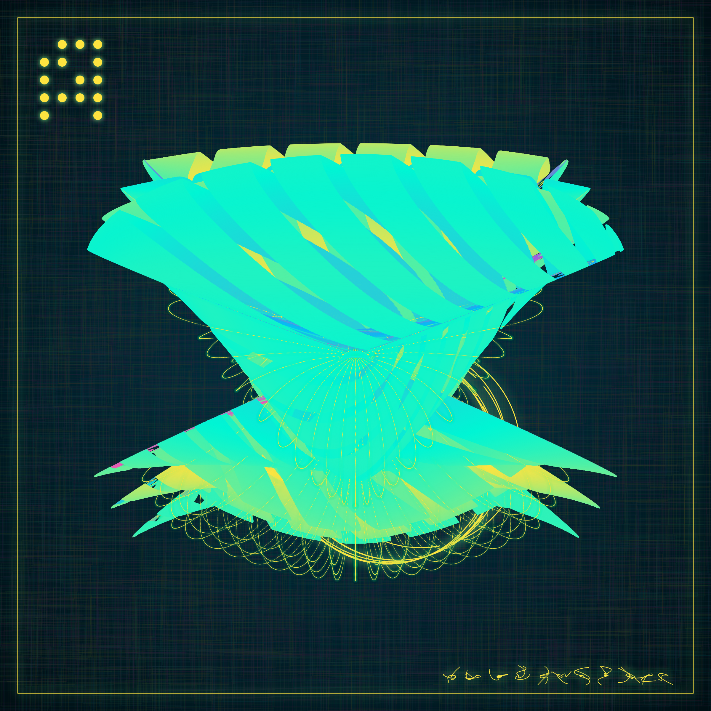 Art Blocks - Art Blocks v2 - Alien Insects #579 - NFT # 137000579