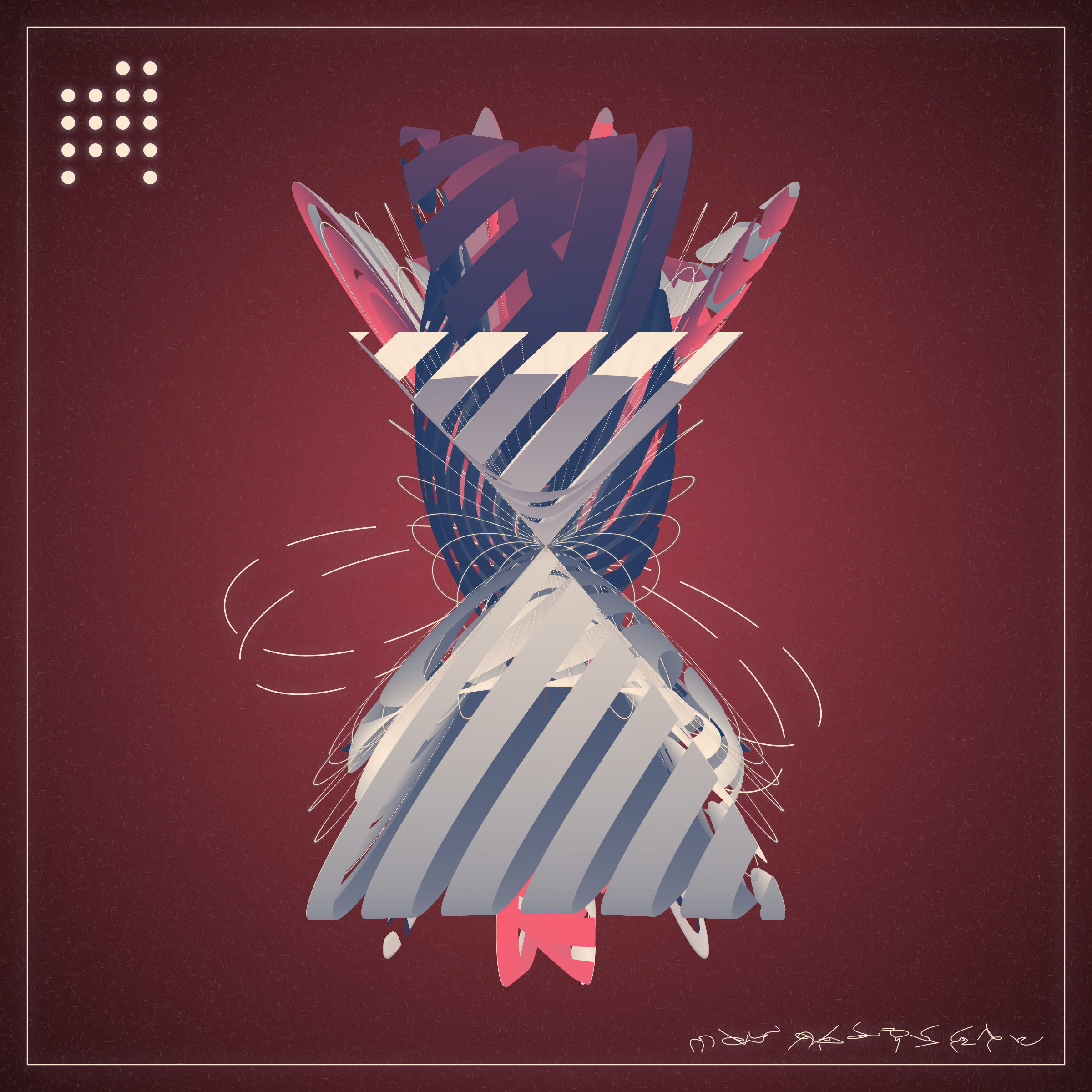 Art Blocks - Art Blocks v2 - Alien Insects #582 - NFT # 137000582