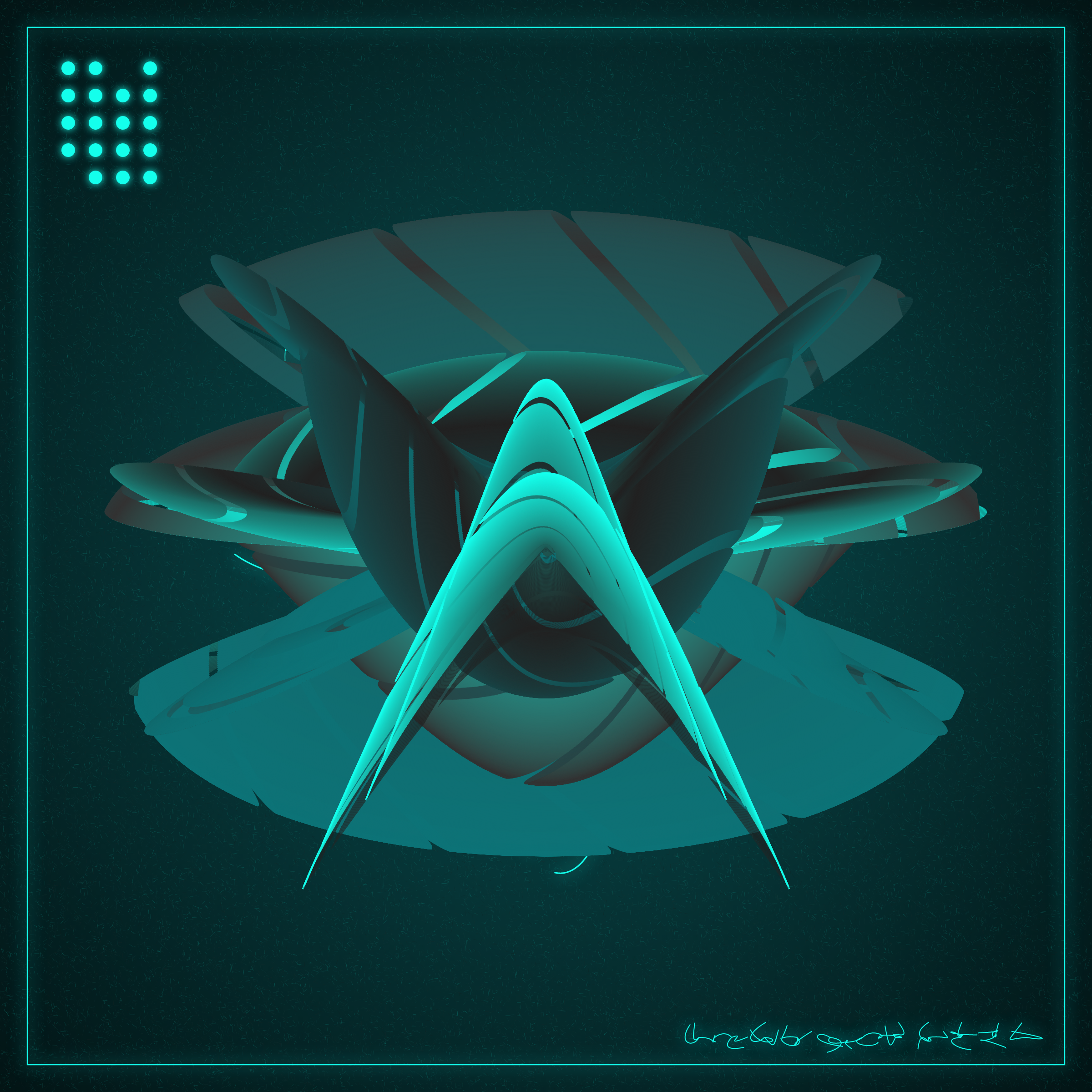 Art Blocks - Art Blocks v2 - Alien Insects #599 - NFT # 137000599