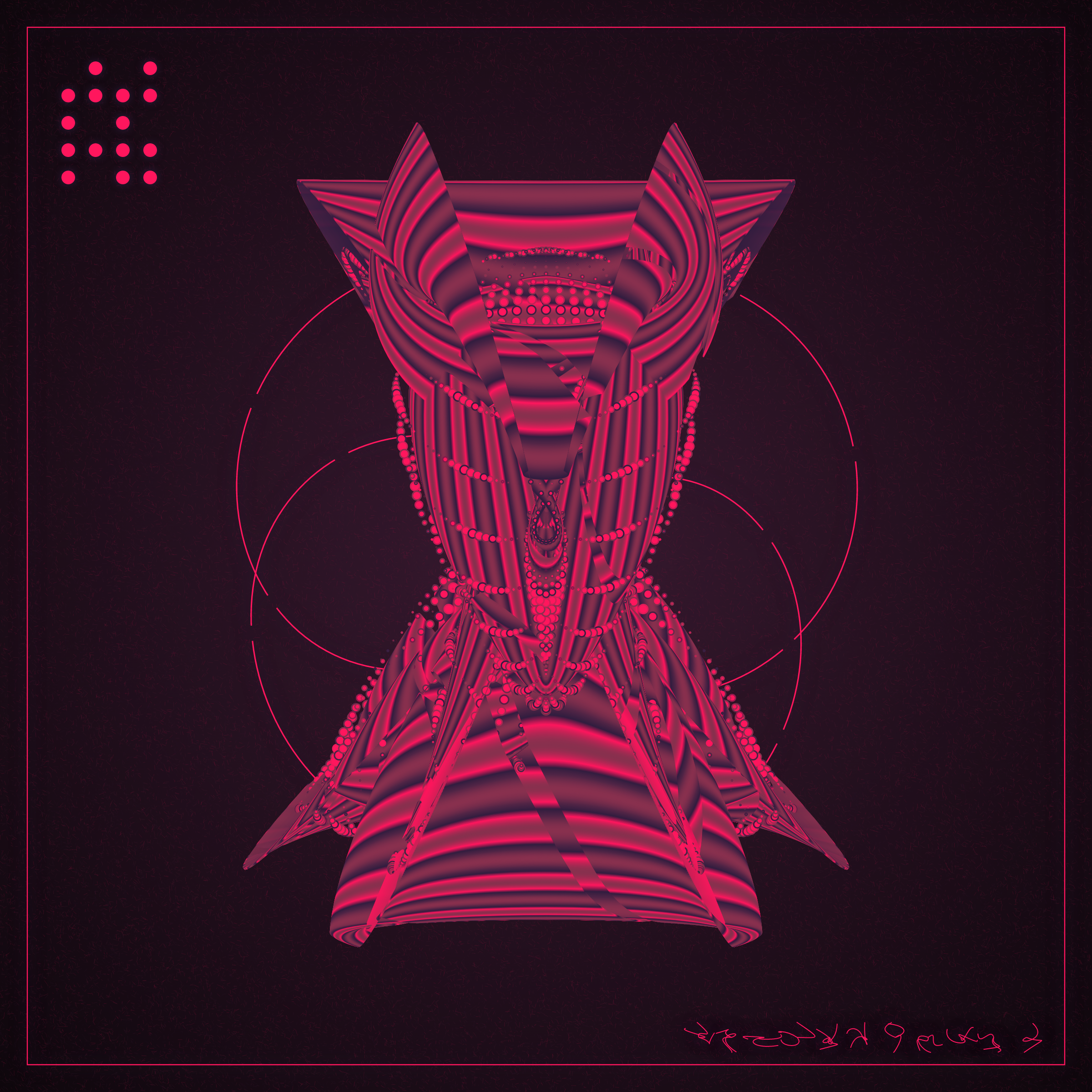 Art Blocks - Art Blocks v2 - Alien Insects #601 - NFT # 137000601