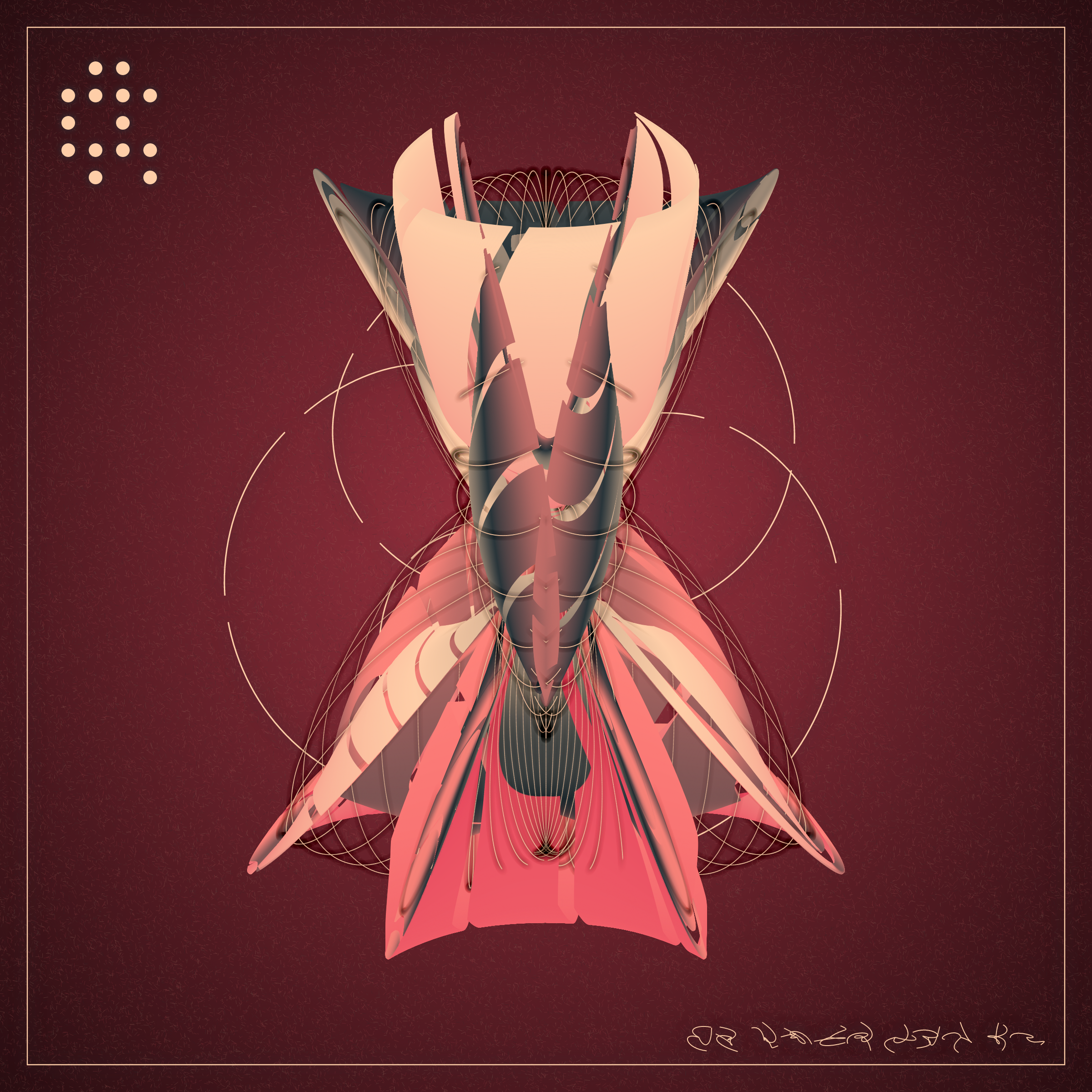 Art Blocks - Art Blocks v2 - Alien Insects #602 - NFT # 137000602