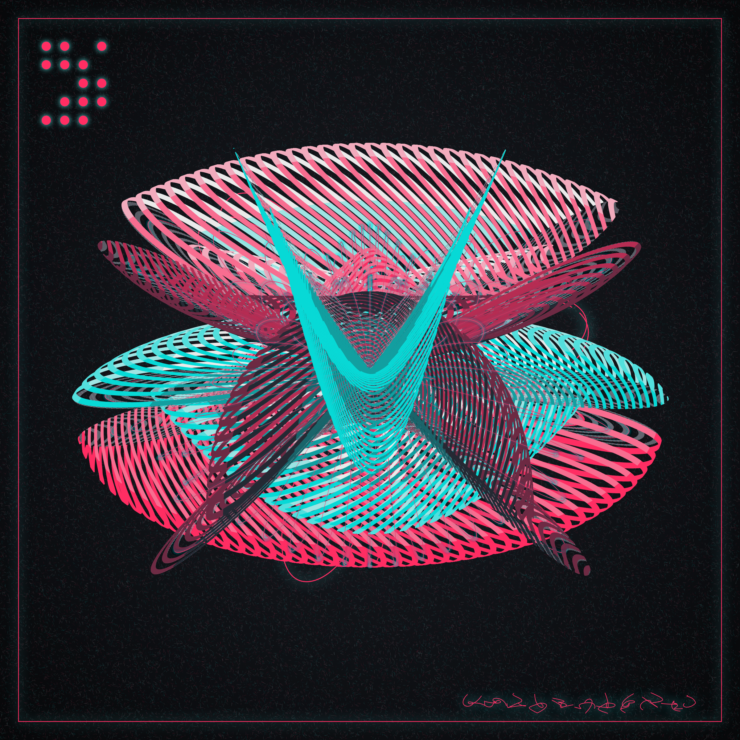 Art Blocks - Art Blocks v2 - Alien Insects #603 - NFT # 137000603