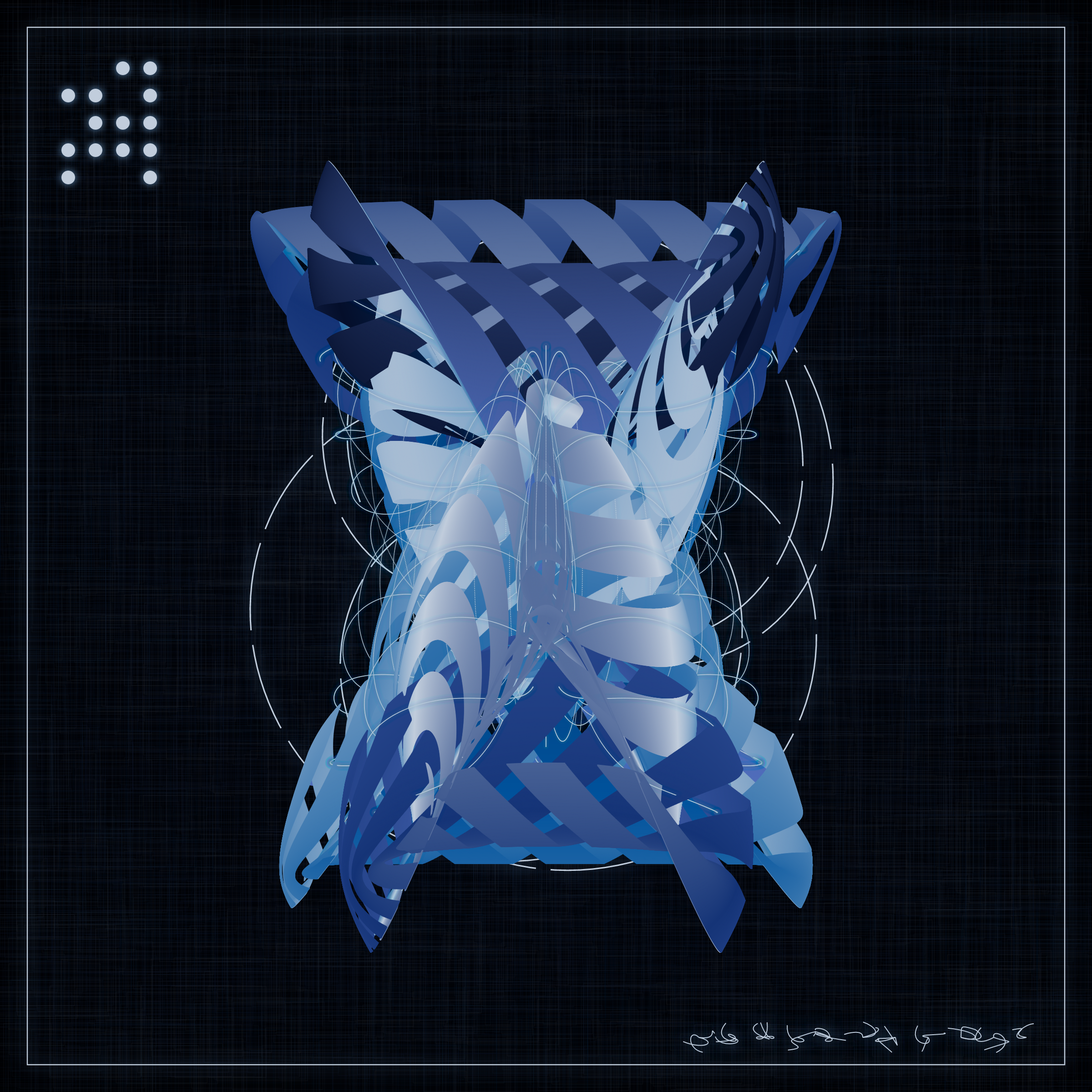 Art Blocks - Art Blocks v2 - Alien Insects #604 - NFT # 137000604