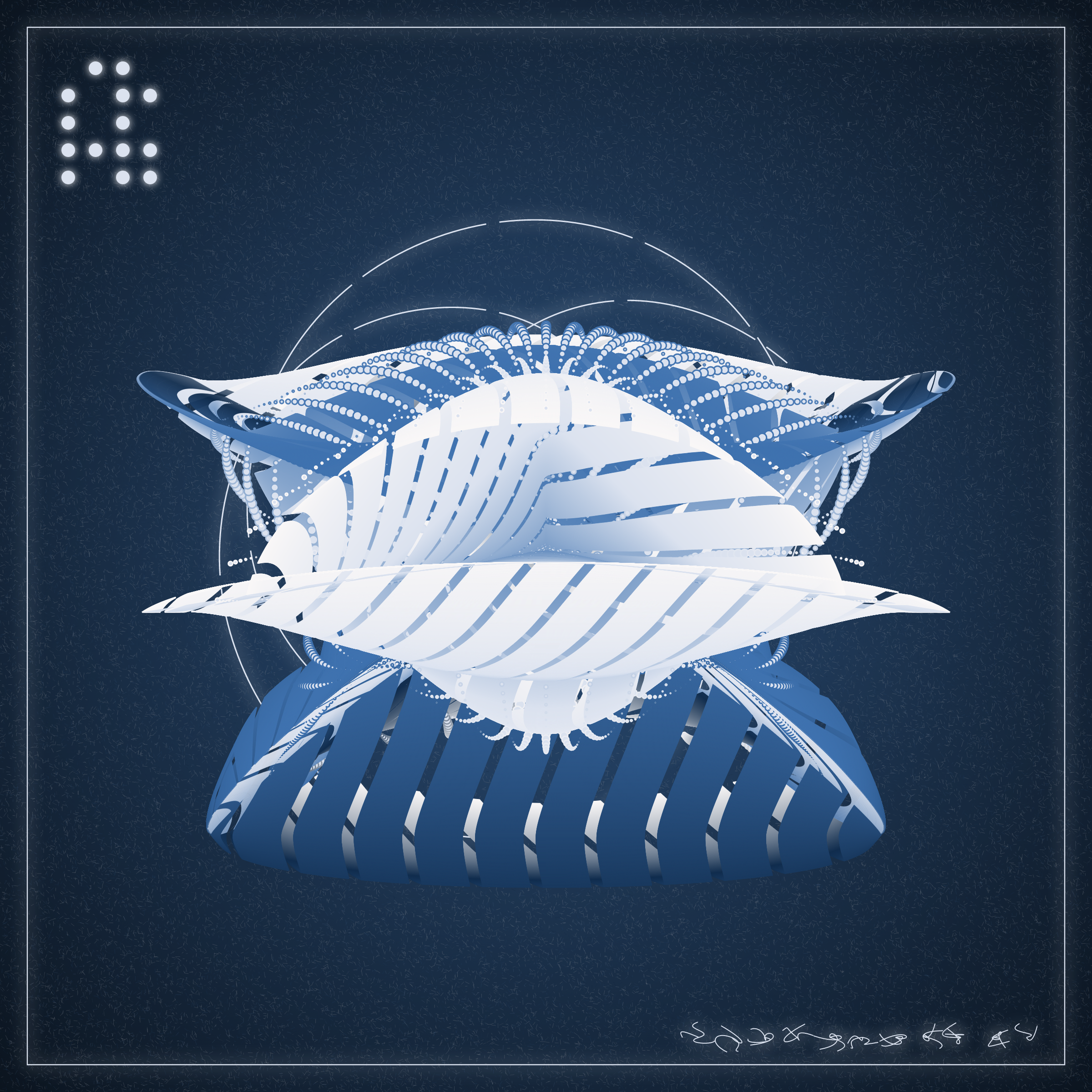 Art Blocks - Art Blocks v2 - Alien Insects #615 - NFT # 137000615