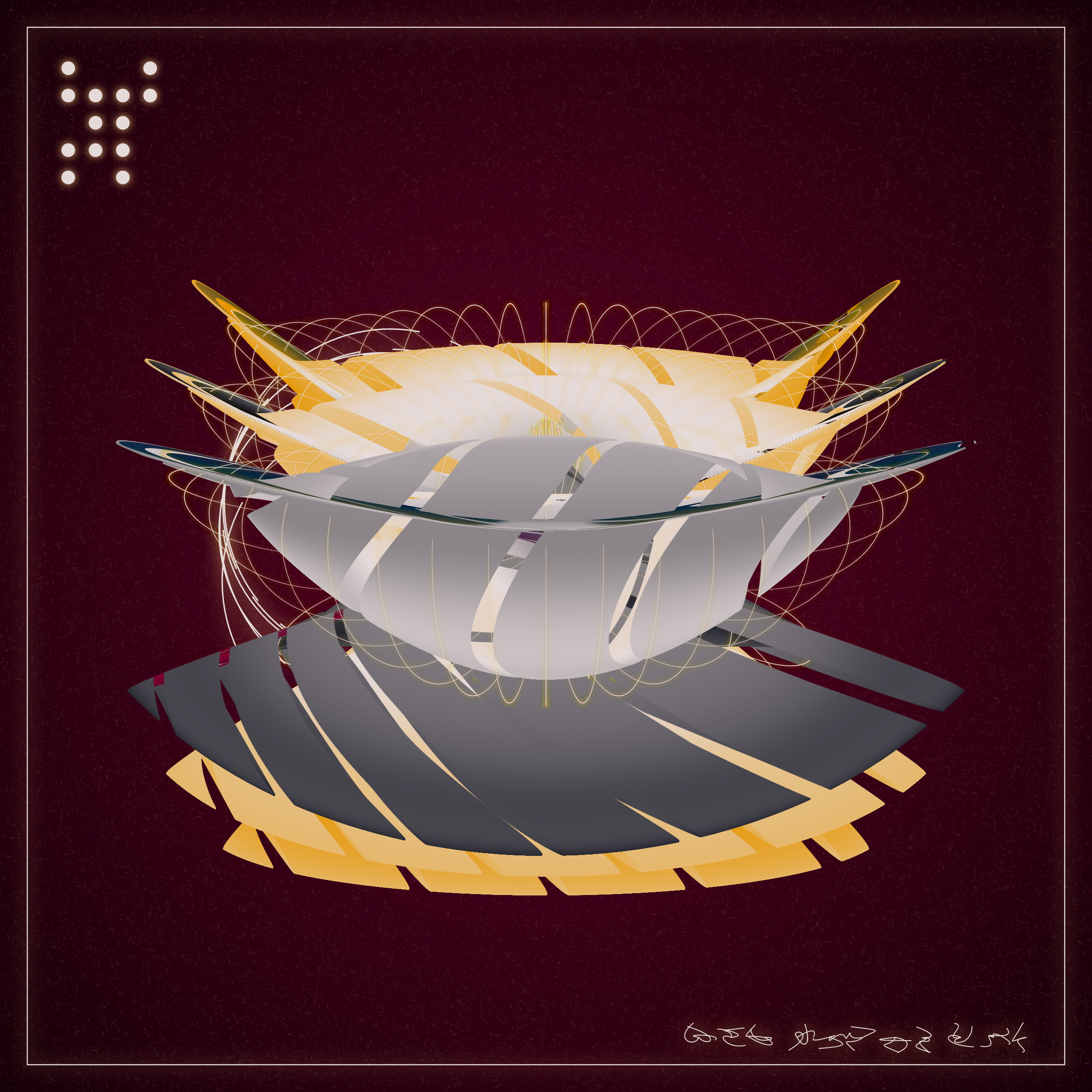 Art Blocks - Art Blocks v2 - Alien Insects #627 - NFT # 137000627